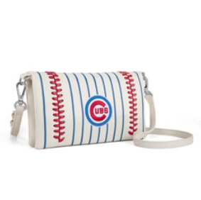 Chicago Cubs Montana West Faux Leather Crossbody Clutch - Image 2