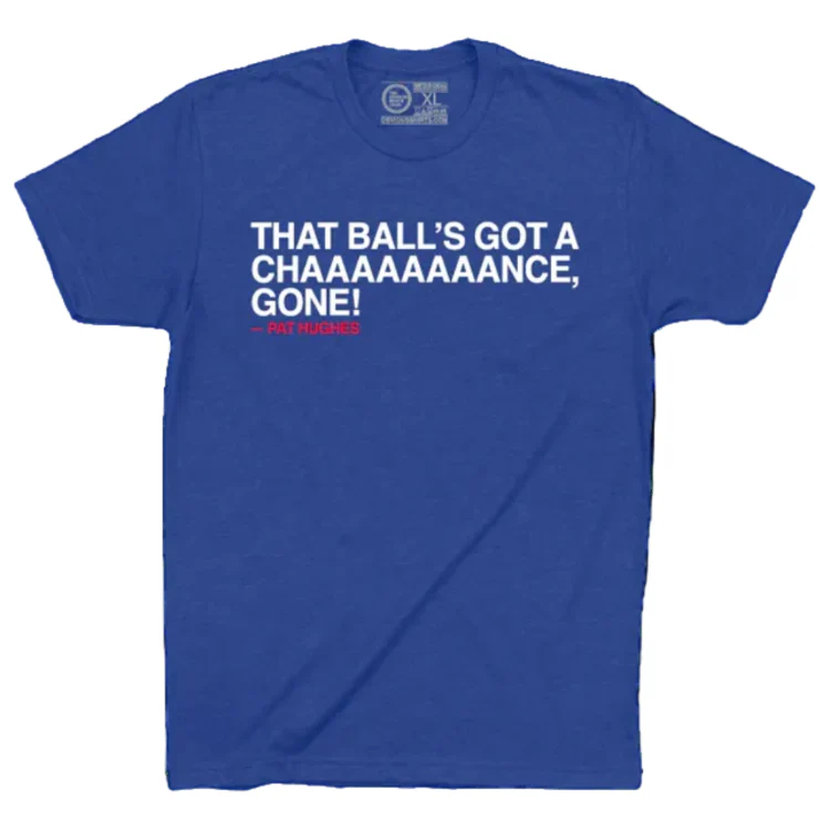 Chicago Cubs Pat Hughes GONE T-Shirt by Obvious Shirts