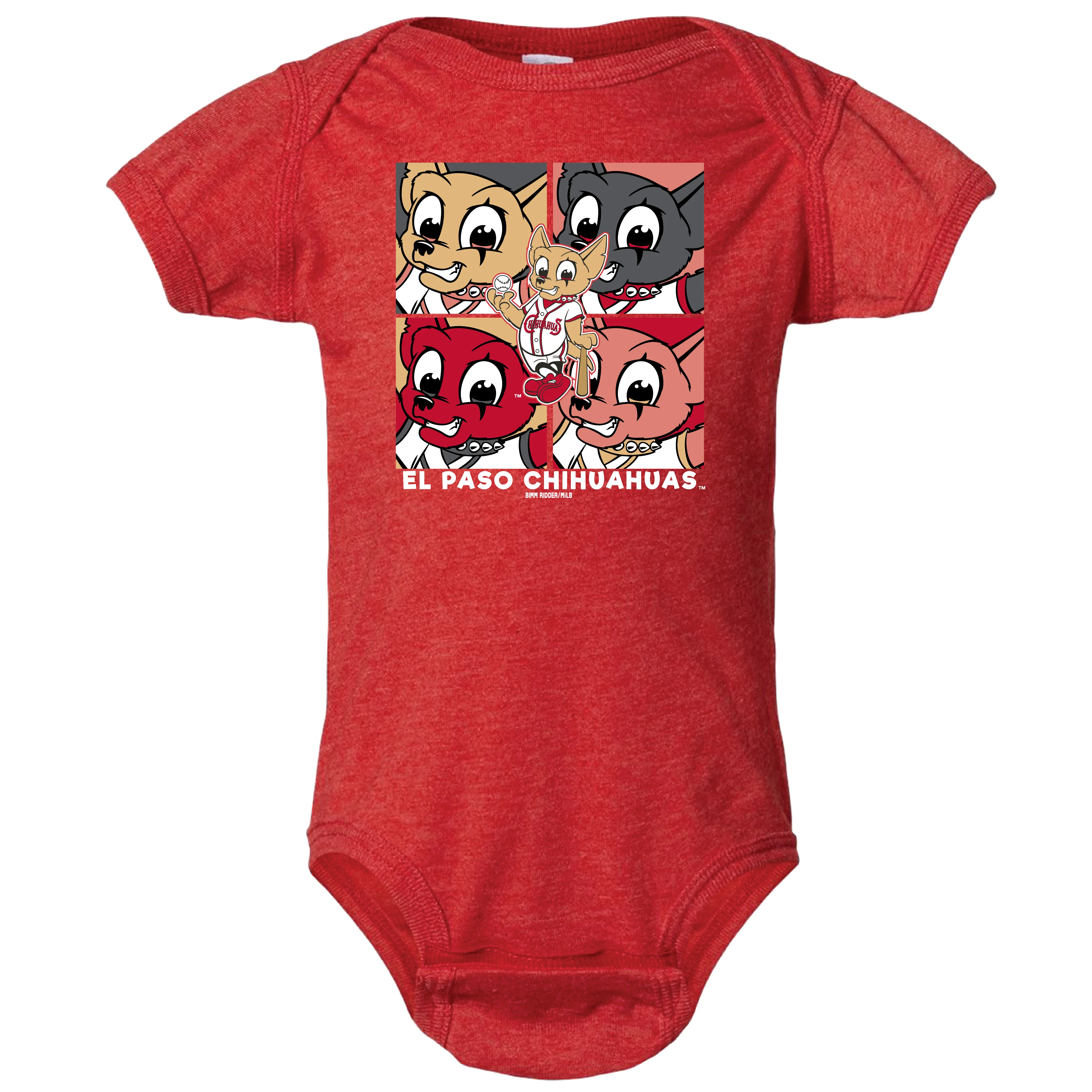 CHIHAUHAUS INFANT WARHOL ONESIE- BIMM RIDDER