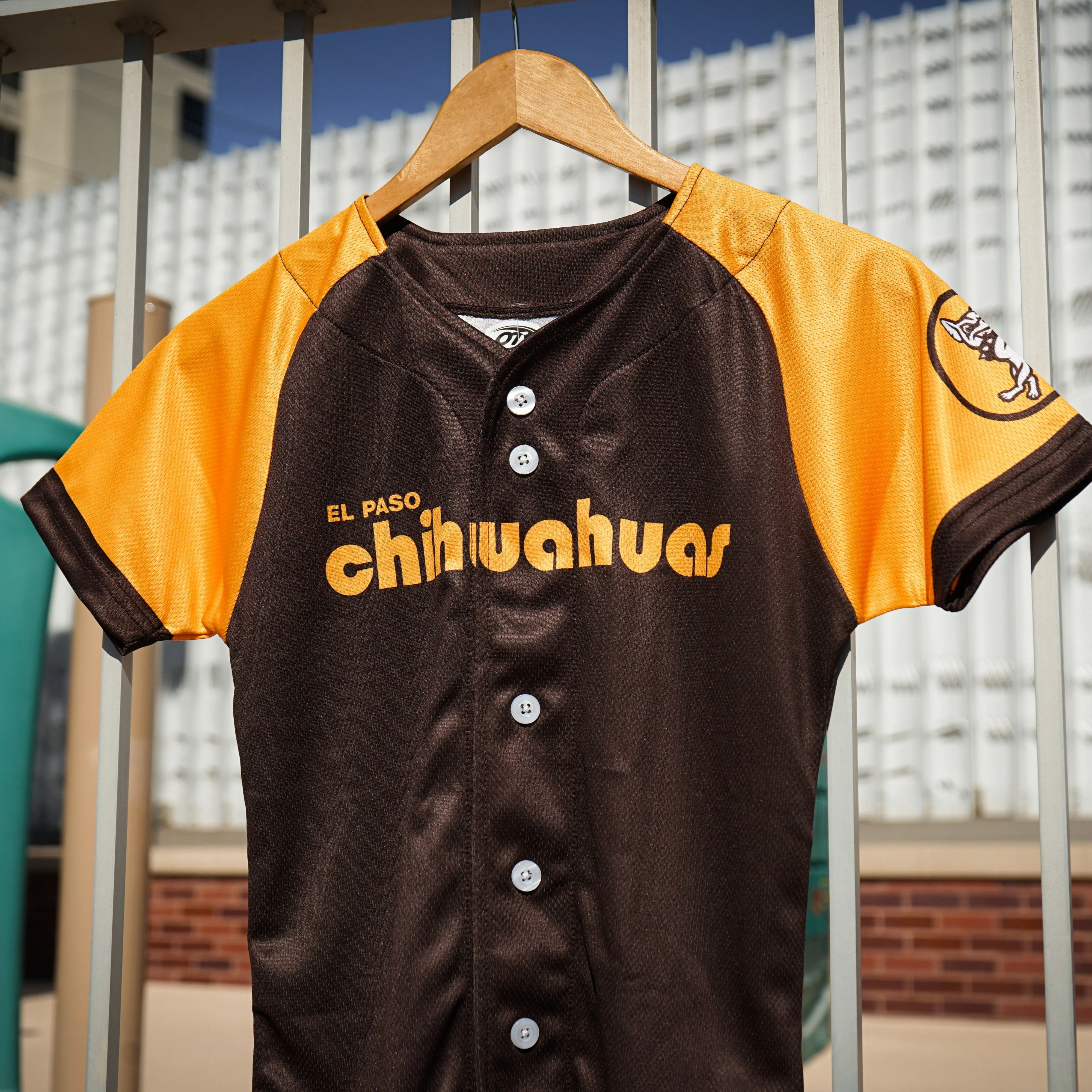 CHIHAUHUAS YOUTH BROWN THROWBACK SUBLIMATED JERSEY- OT SPORTS