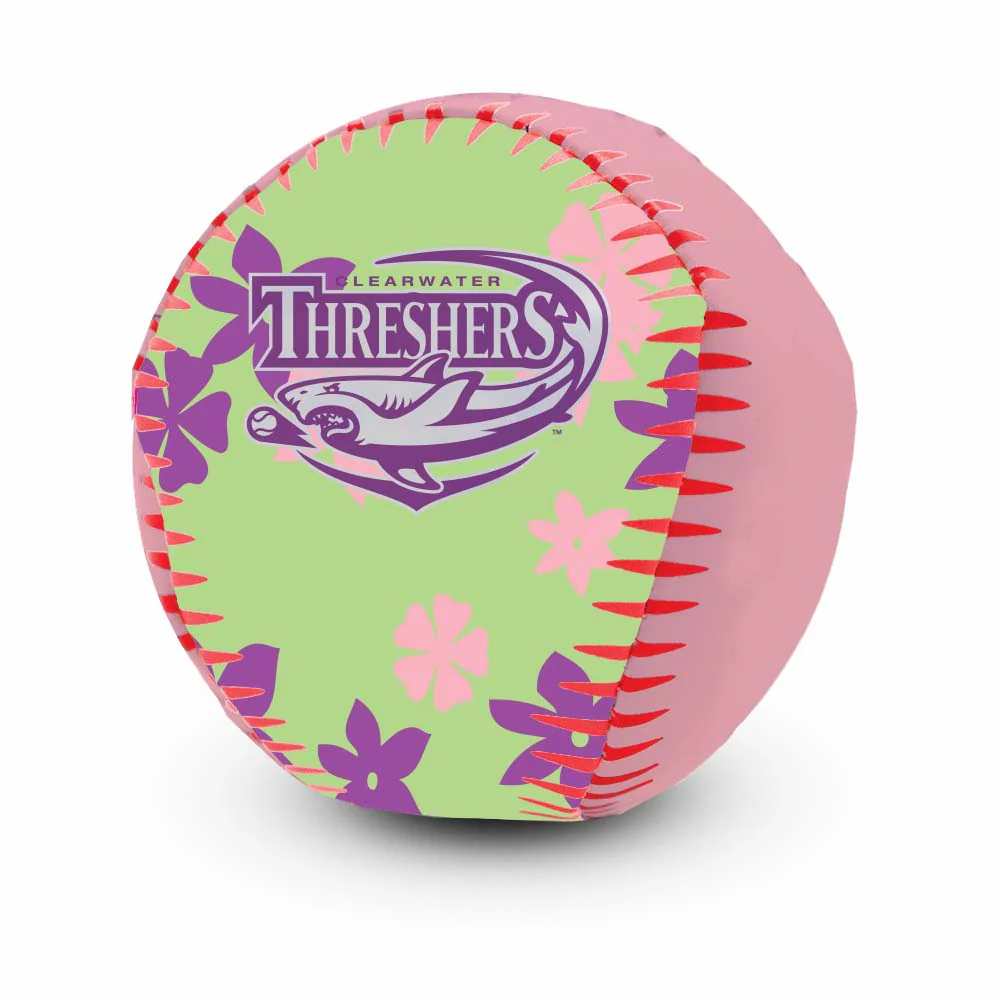Clearwater Threshers Floral Softee Ball