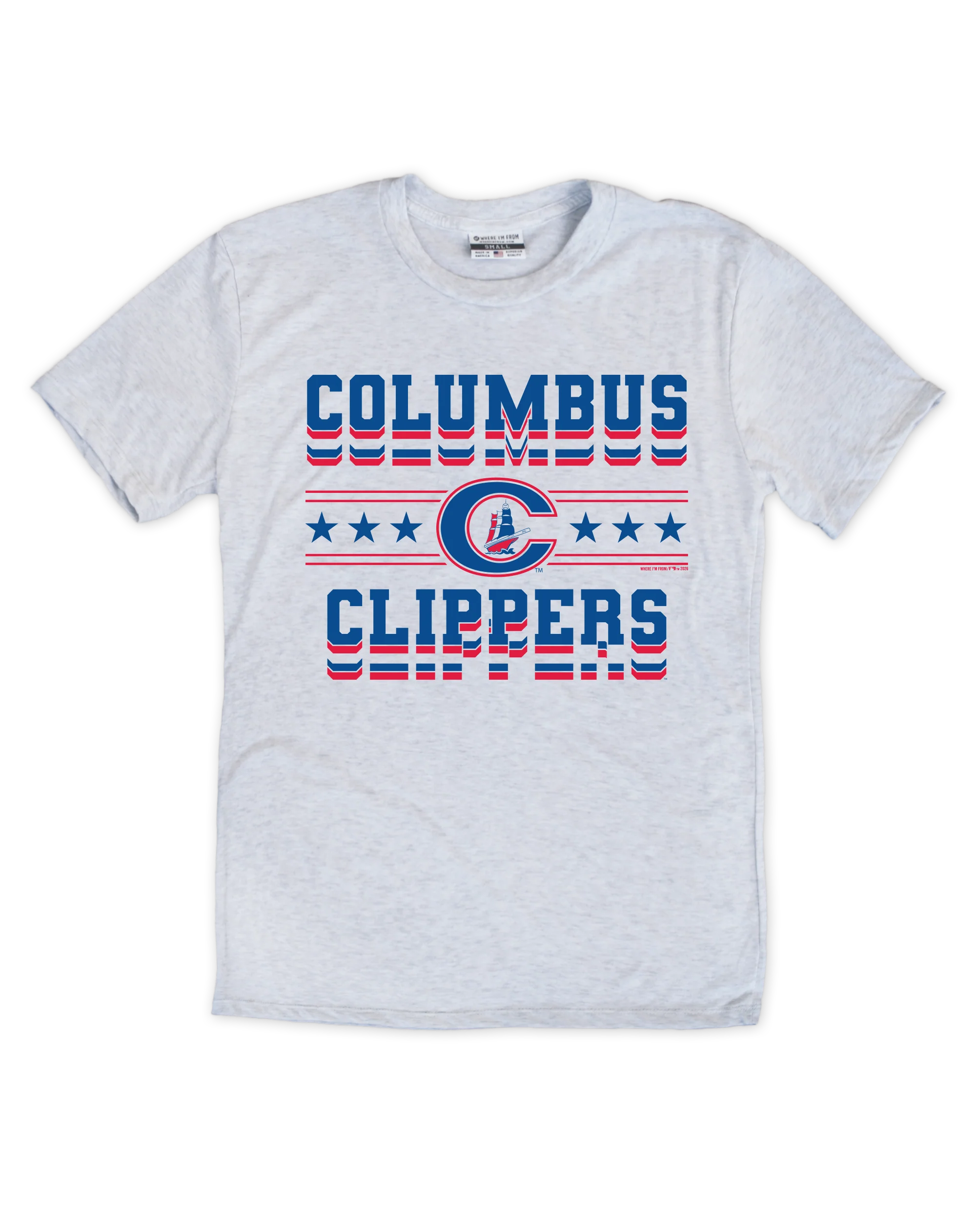 Columbus Clippers Stars Tee - Image 2