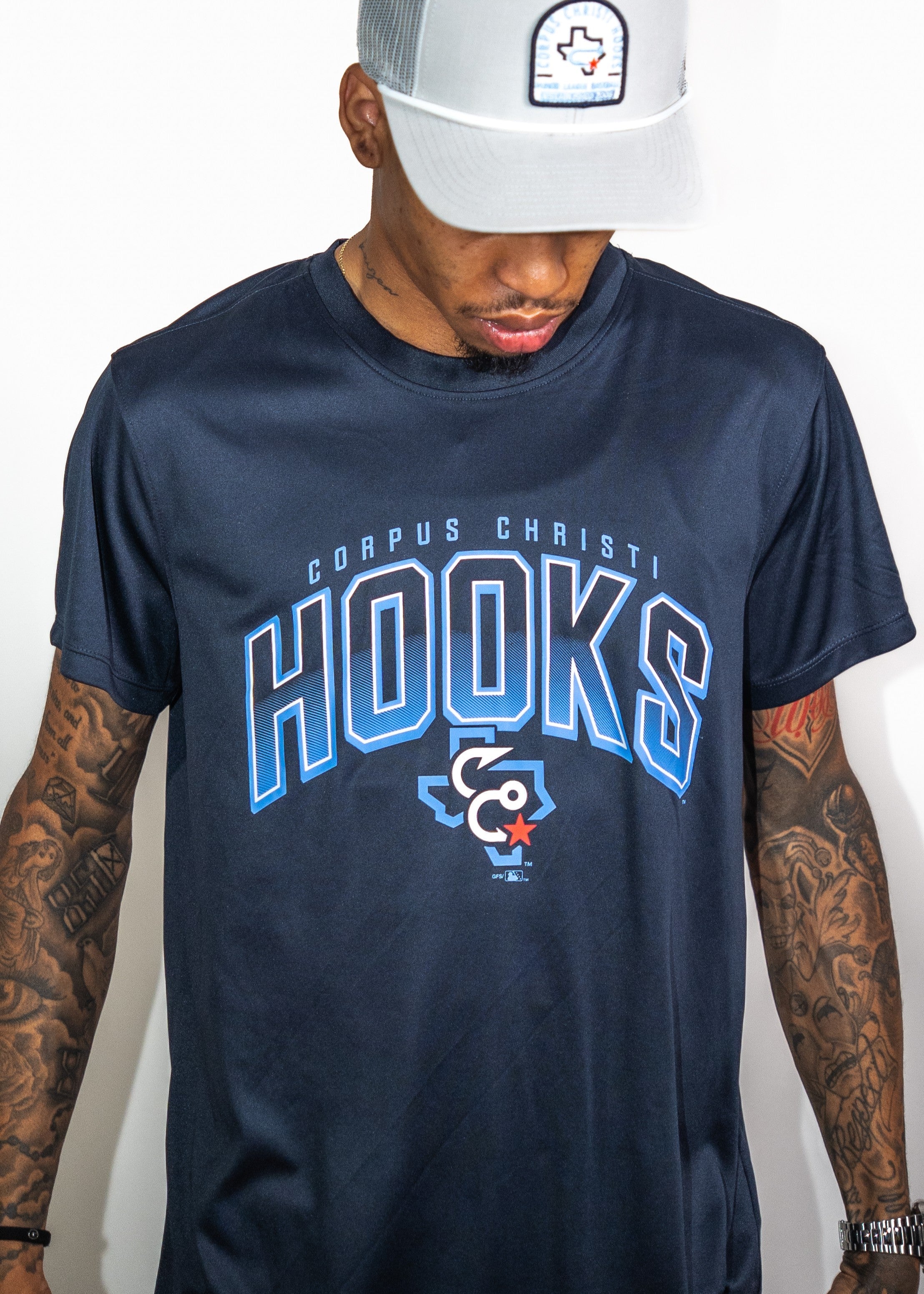 Corpus Christi Hooks Champion - Tee Impact Navy