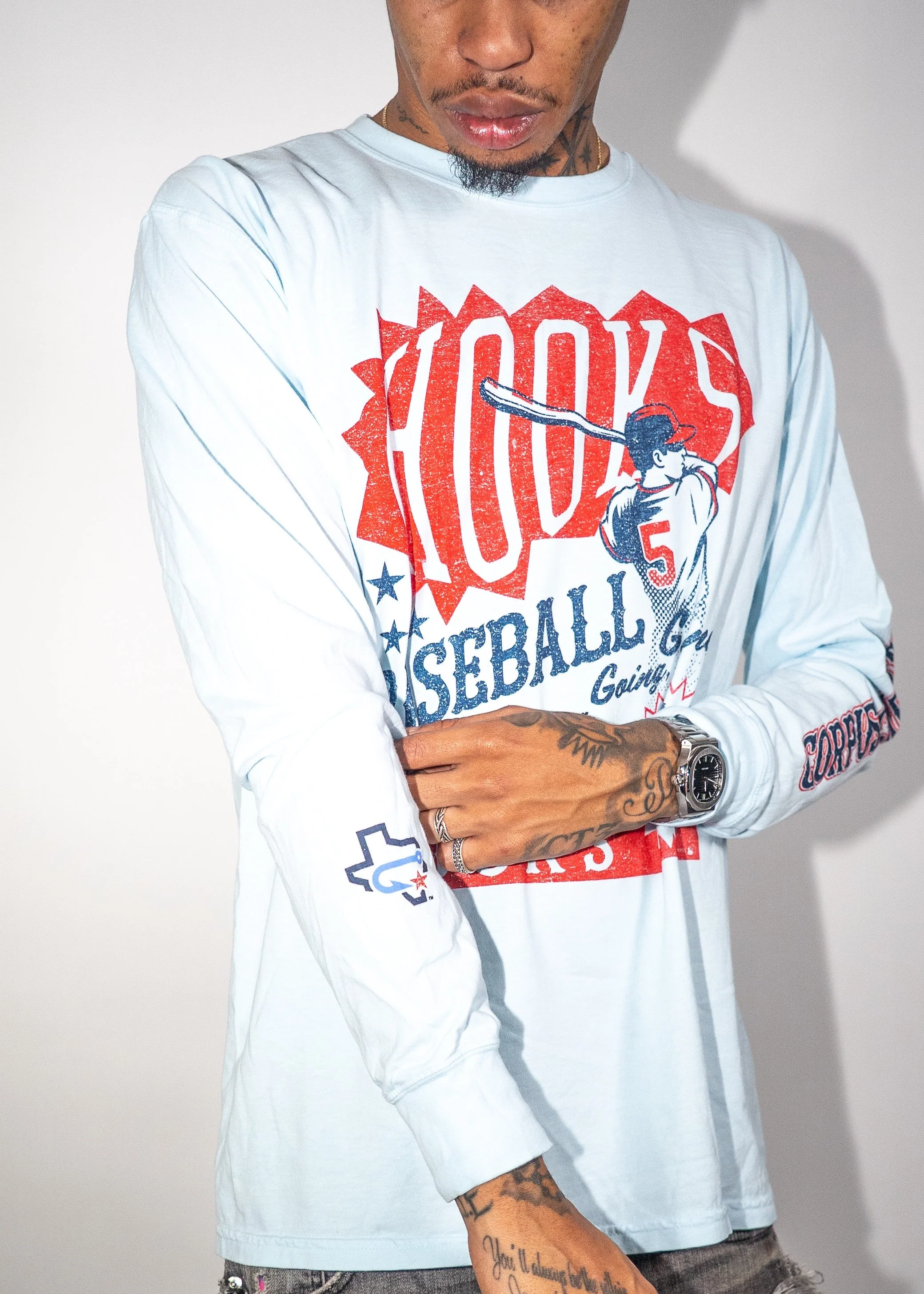 Corpus Christi Hooks Comfort Wash - Long Sleeve - Tee Home Run