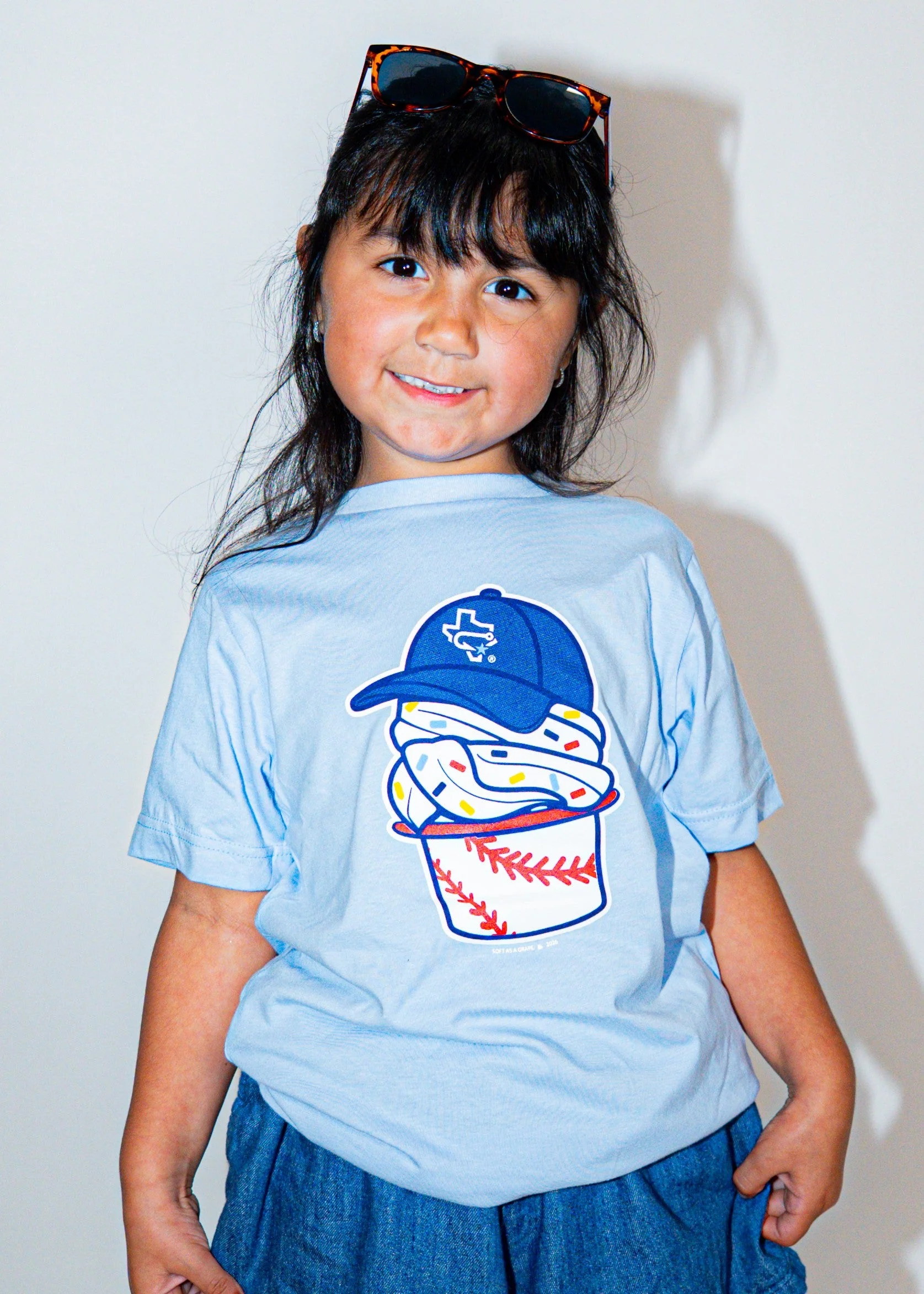 Corpus Christi Hooks Soft as a Grape - Youth - Tee Ice Cream Cup