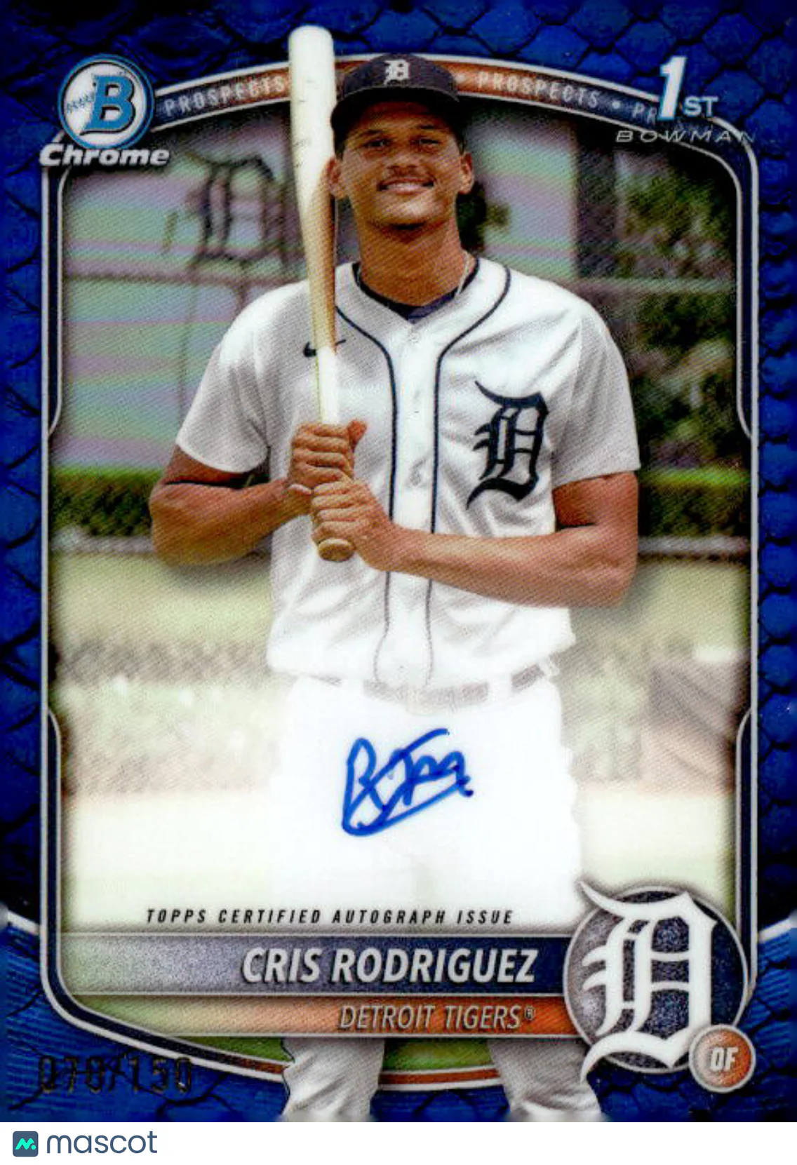 Cris Rodriguez 2025 Topps Bowman Chrome #CPA-CR B