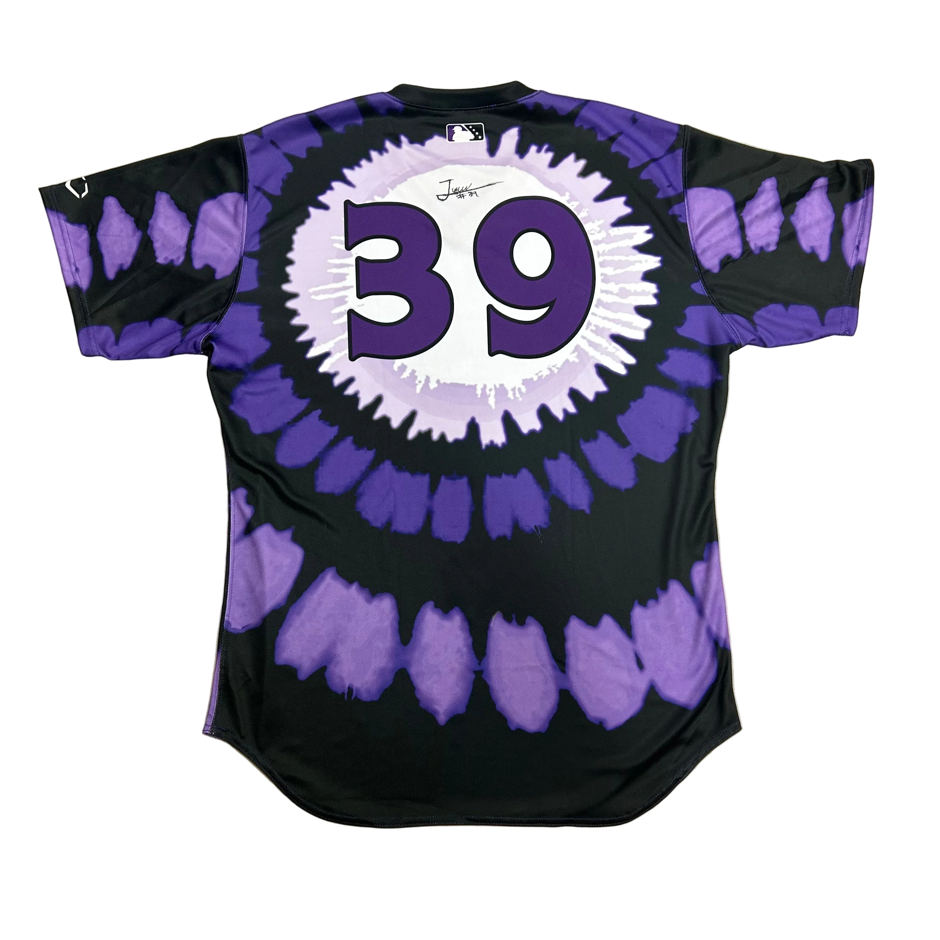 Delmarva Shorebirds EVOSHEILD Go Purple Game Worn Jerseys - Image 2