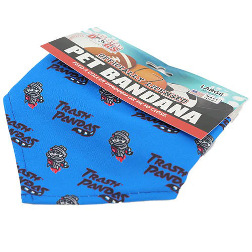 Rocket City Trash Pandas Royal Dog Bandana - Image 2