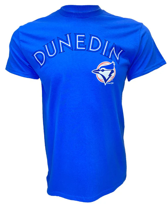 Dunedin Blue Jays Youth Road Letter Royal T-Shirt