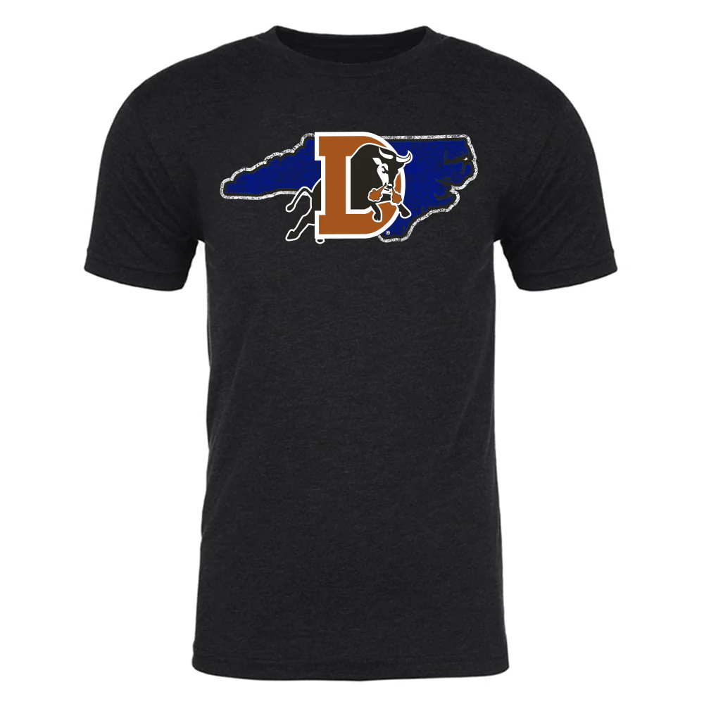 Durham Bulls 108 D Logo State T-Shirt - Image 2