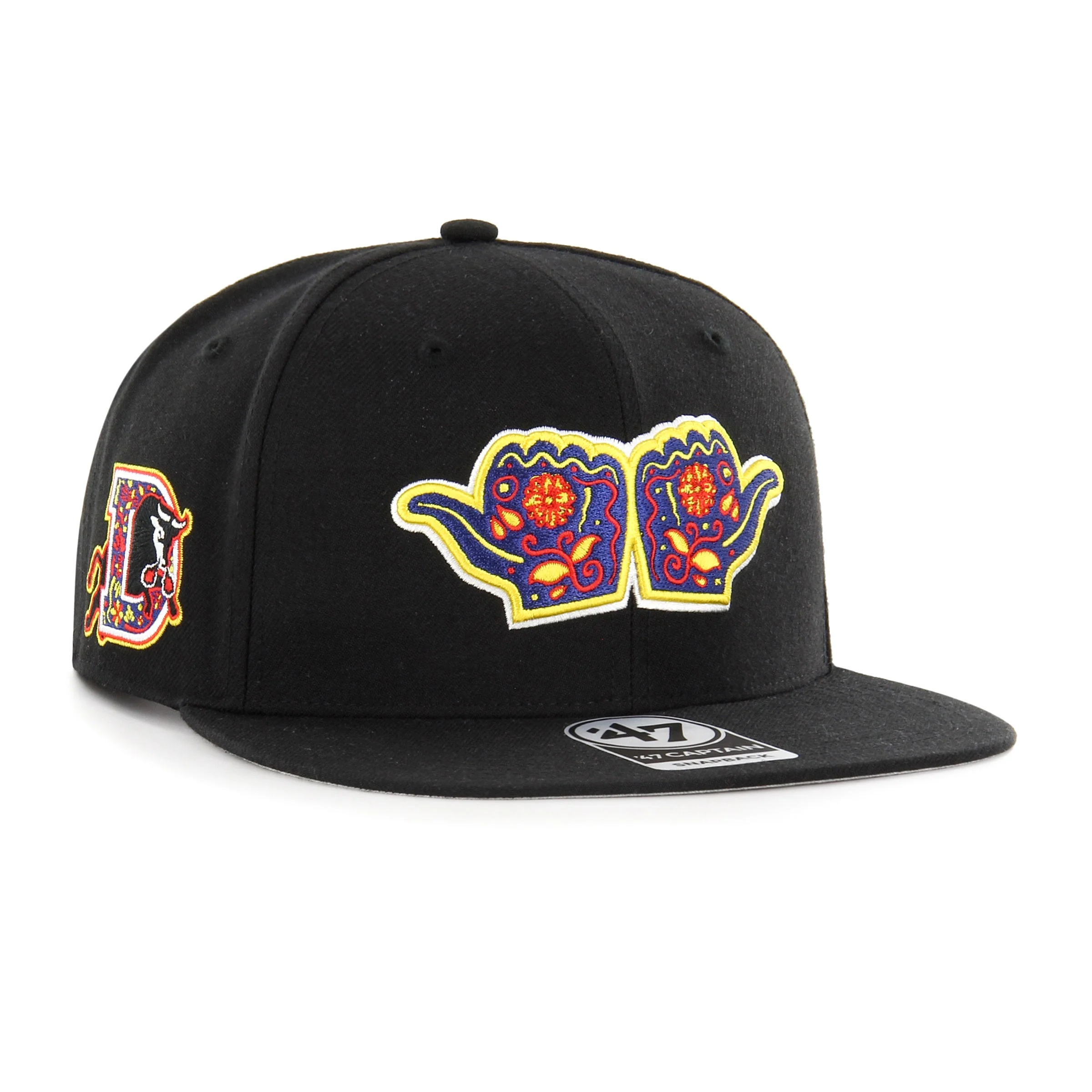 Durham Bulls 47 Brand Toros Bravos de Durham Captain Snapback - Image 2