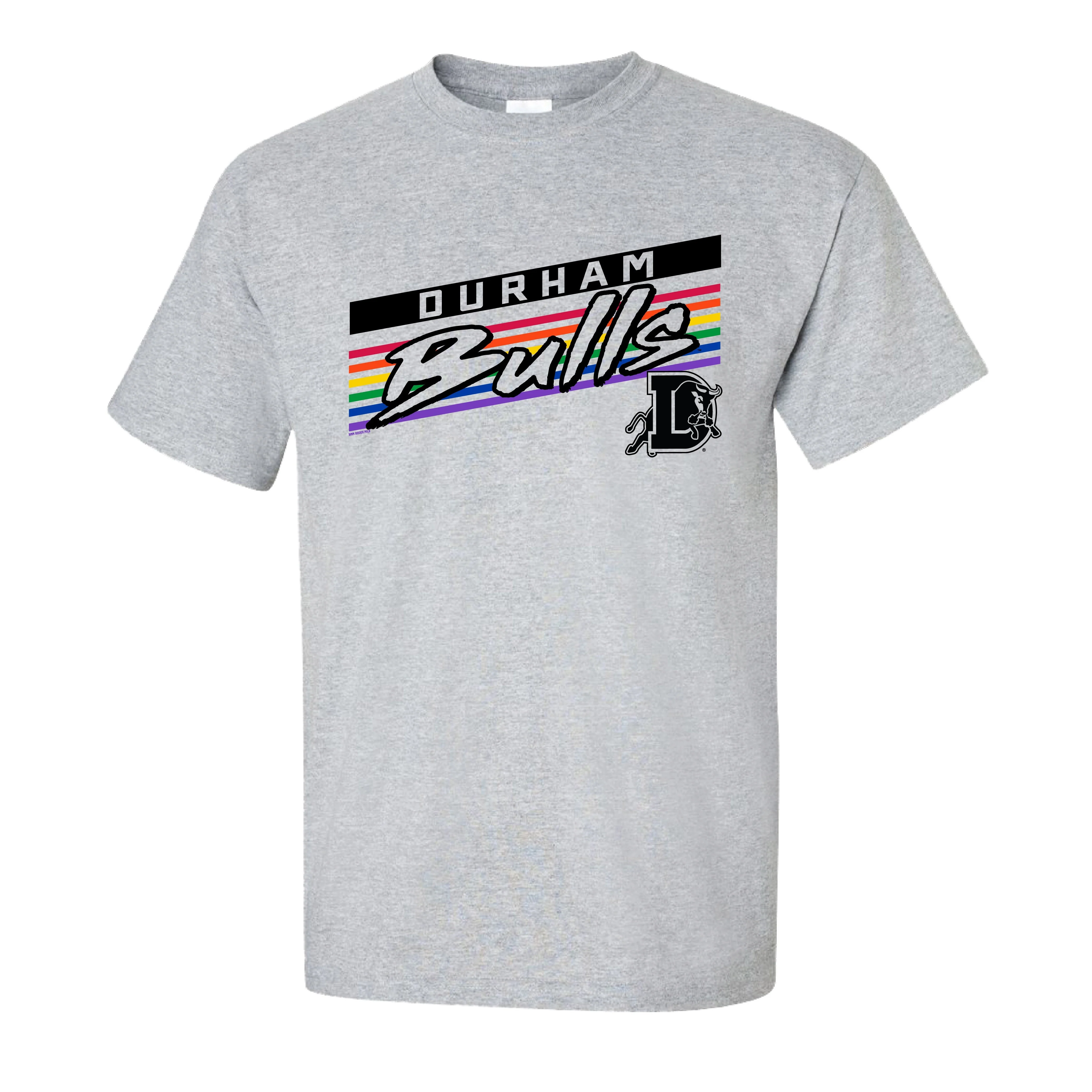 Durham Bulls Adult Grey Pride Tee