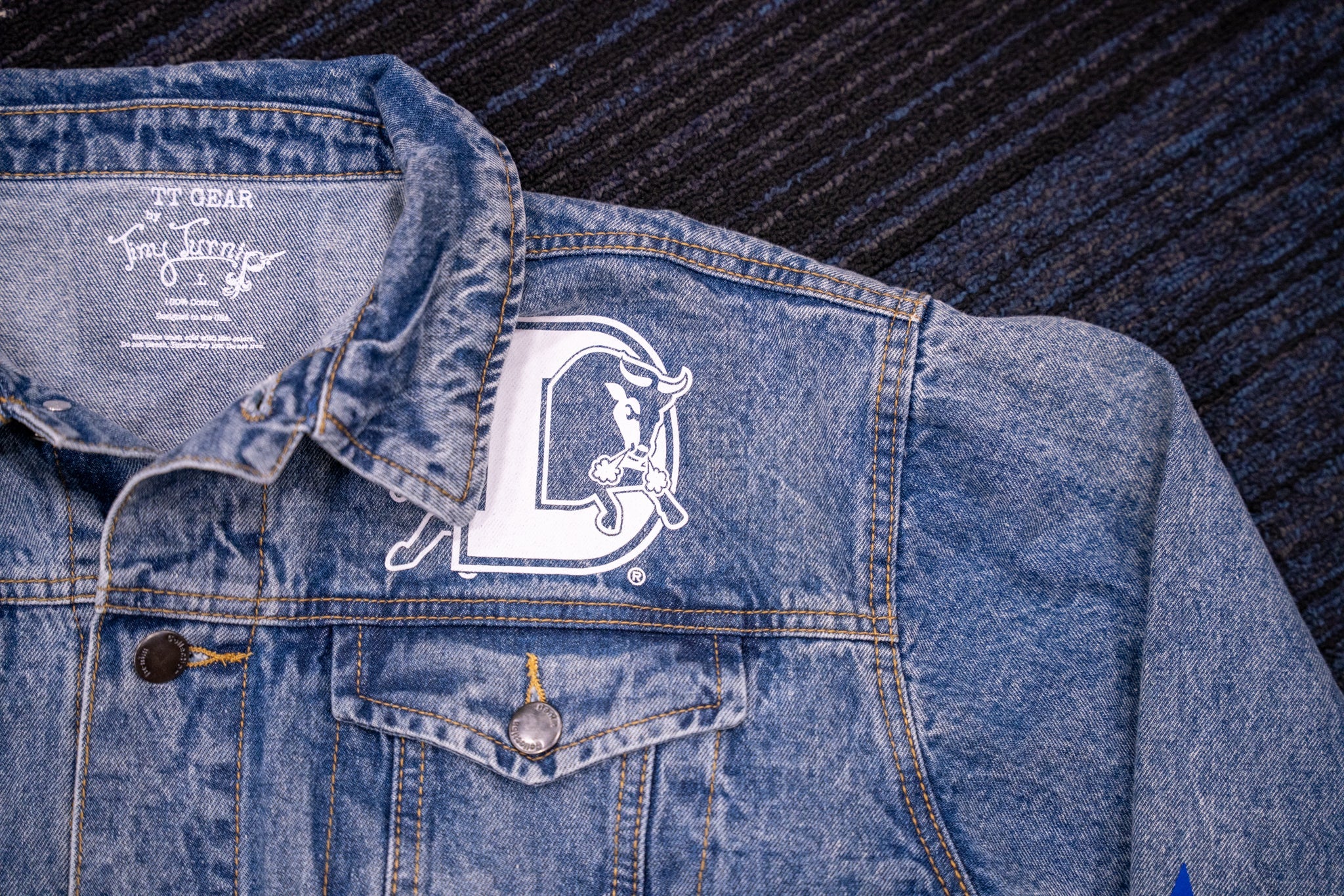 Durham Bulls Boyfriend Denim QB Jacket - Image 3