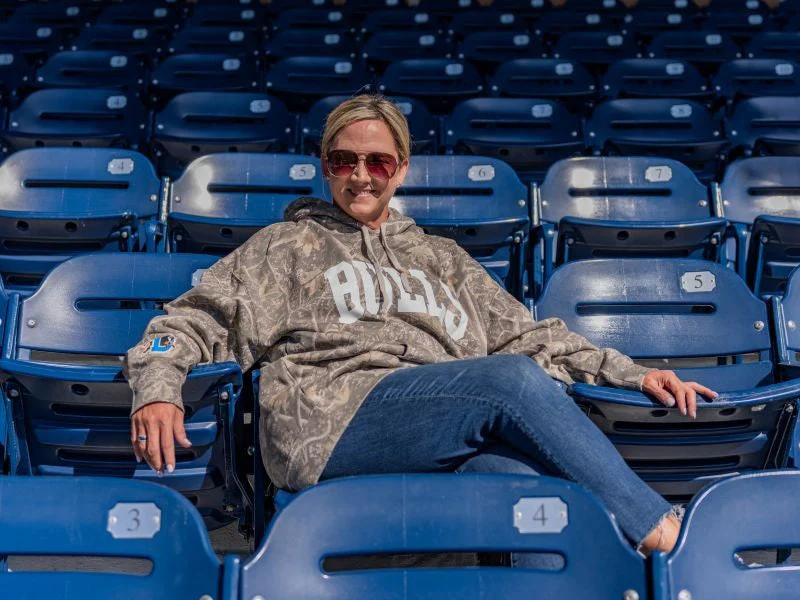 Durham Bulls Girl Tribe Camo Hood - Image 13