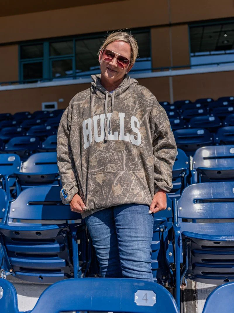 Durham Bulls Girl Tribe Camo Hood - Image 2