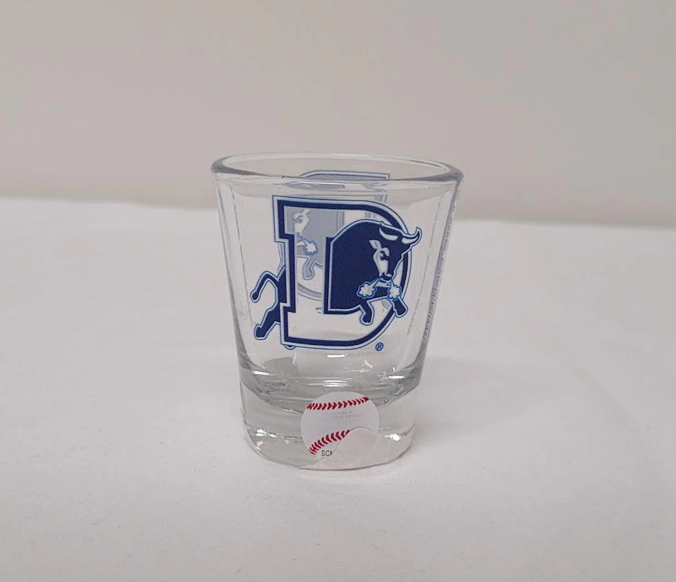 Durham Bulls Logo Brand 2oz Gameday Shot Glass - Image 2