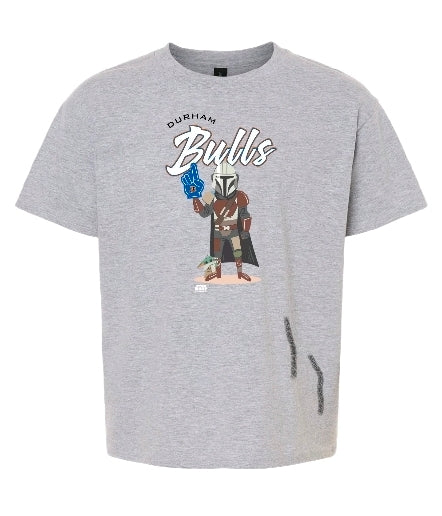 Durham Bulls Youth Mandalorian Fan Tee