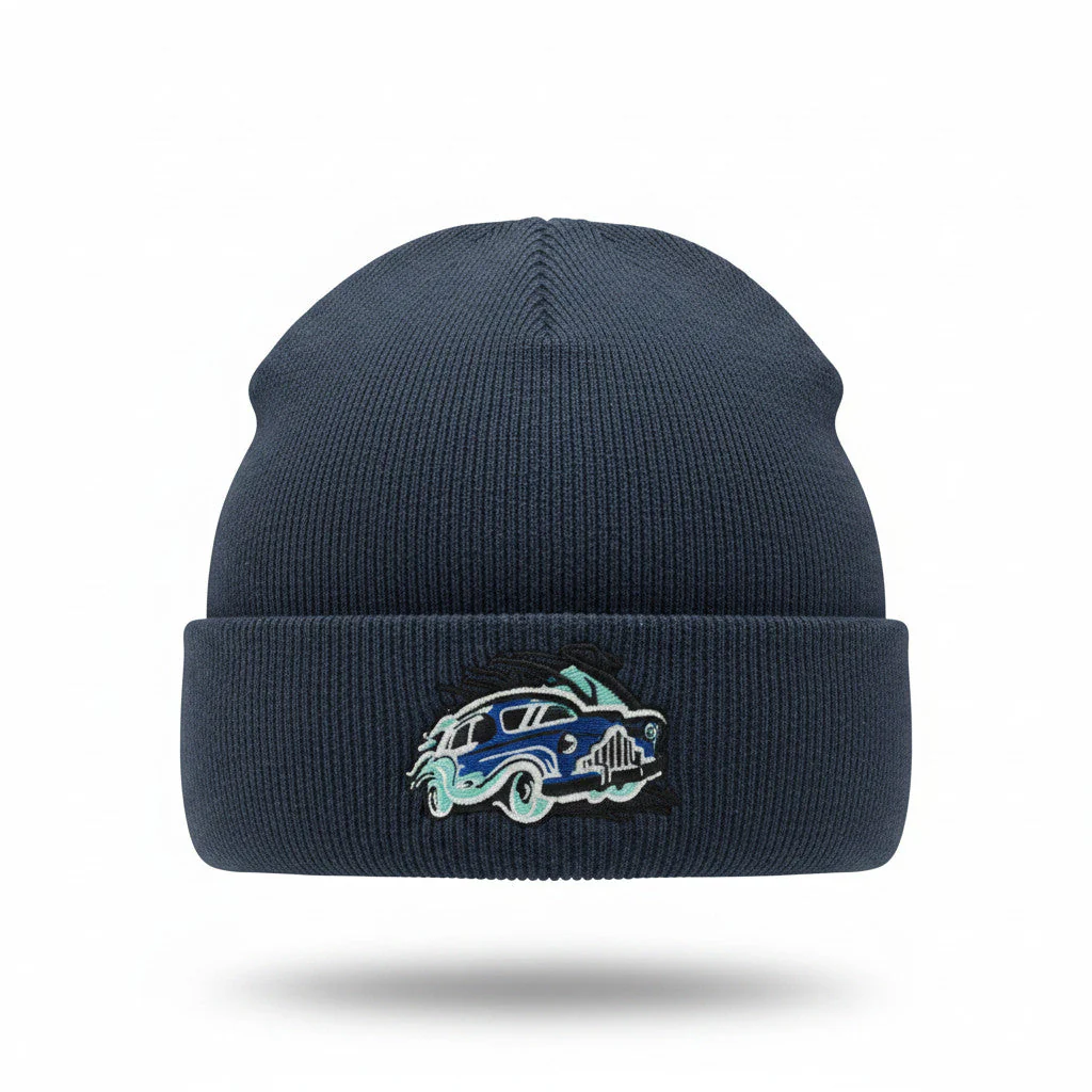 Eerie Wearies Heathered Navy Stretch Watch Cap