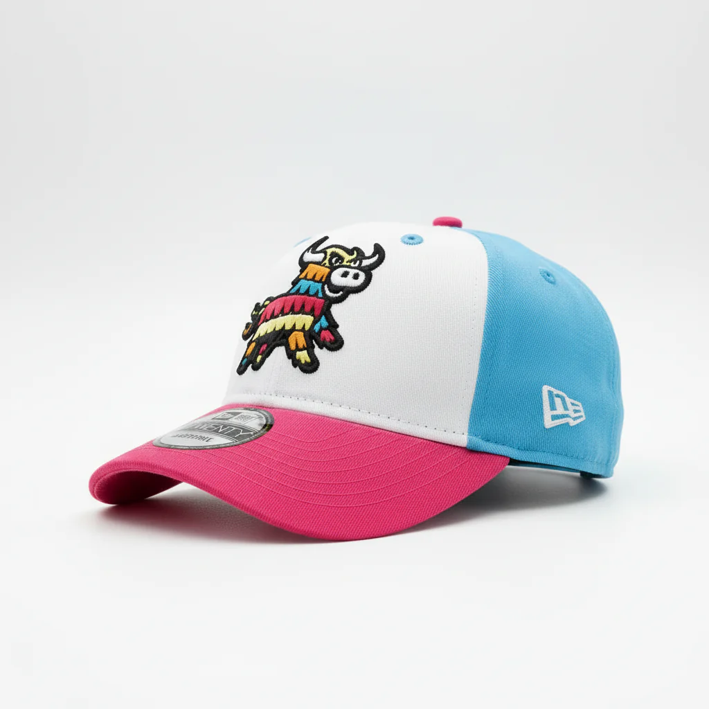 Erie SeaWolves NEC Piñatas Pink/Blue Alt Adjustable Cap
