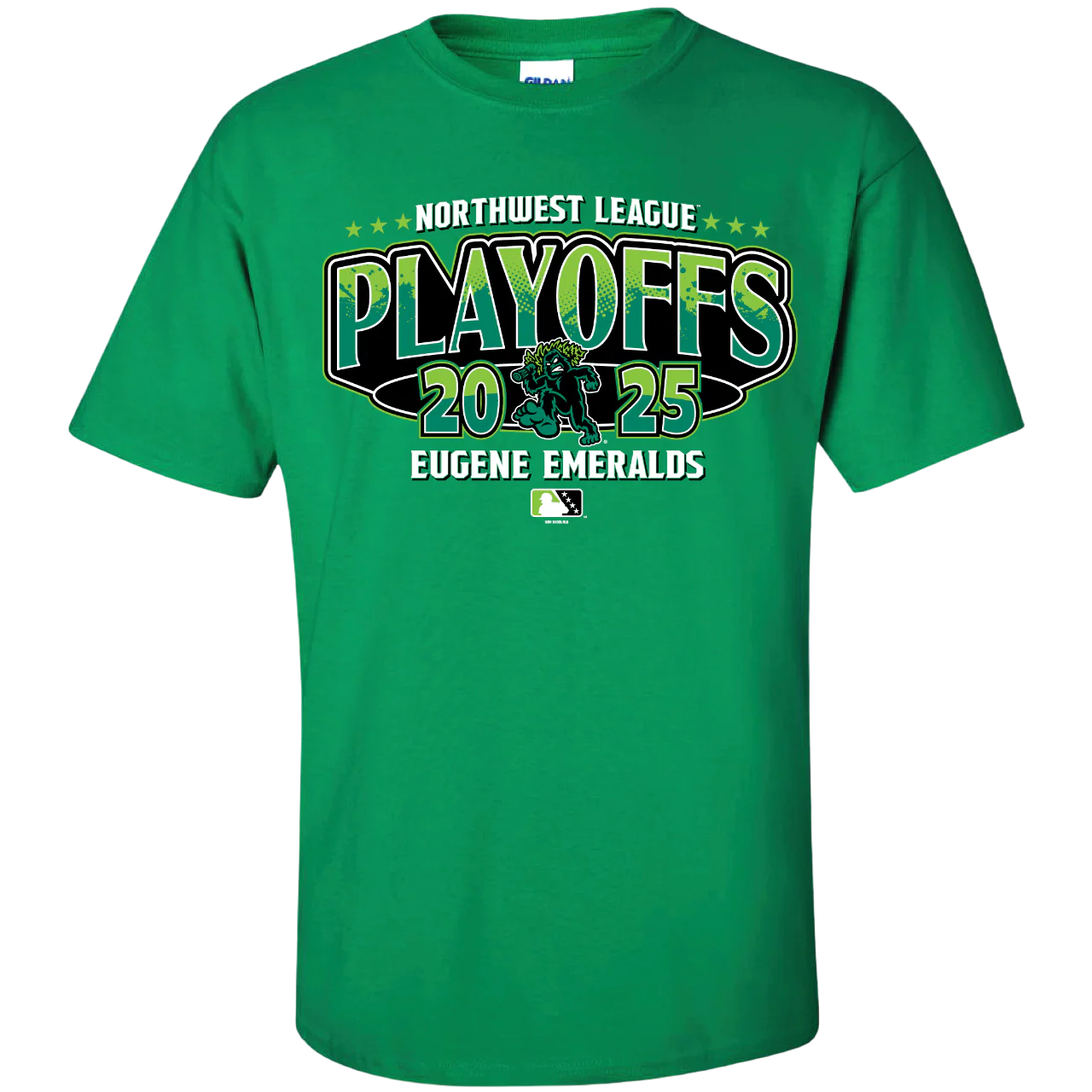 Eugene Emeralds Bimm Ridder 2025 Northwest League Playoff T-Shirts