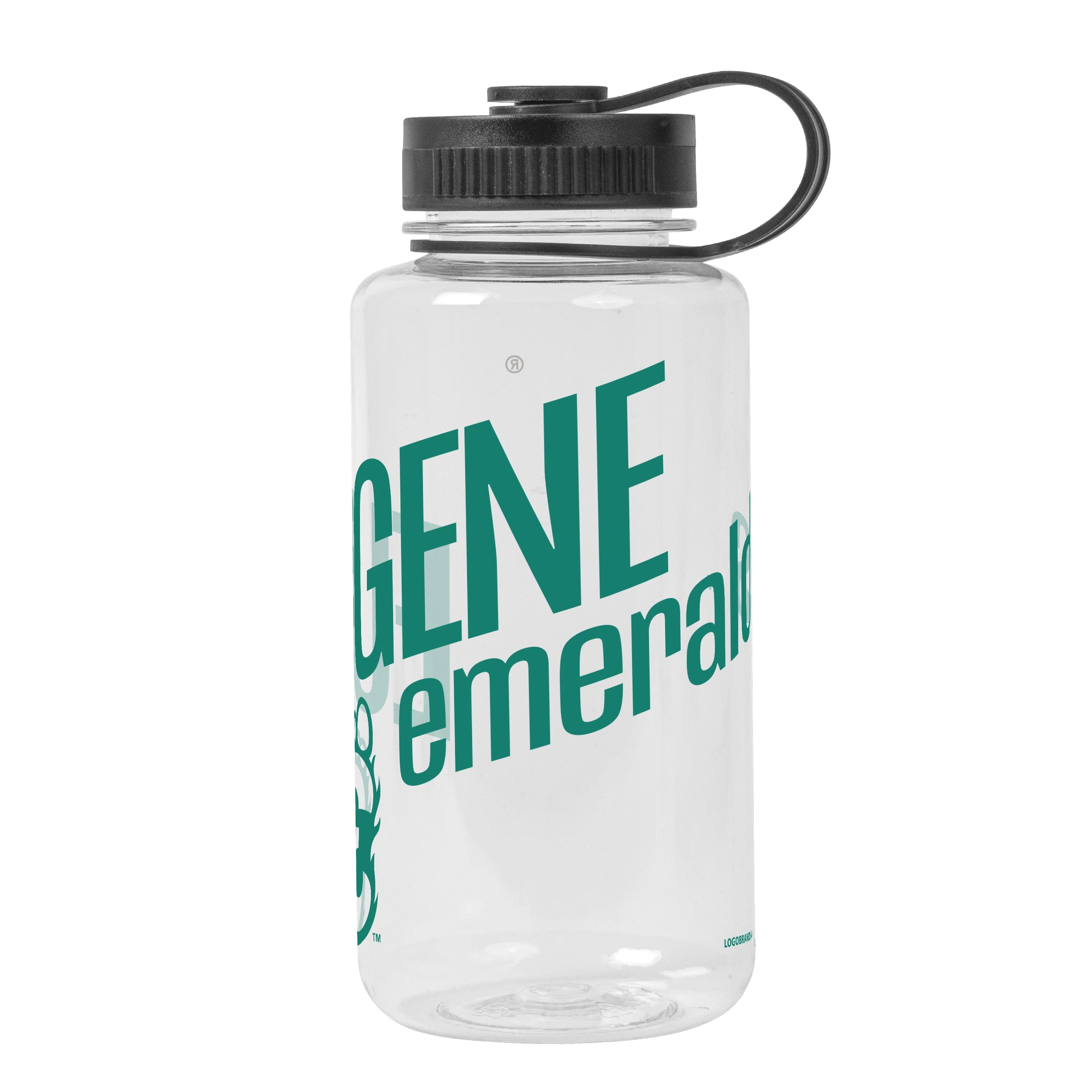 Eugene Emeralds 38 oz. Plastic Hydration Bottle - Image 2