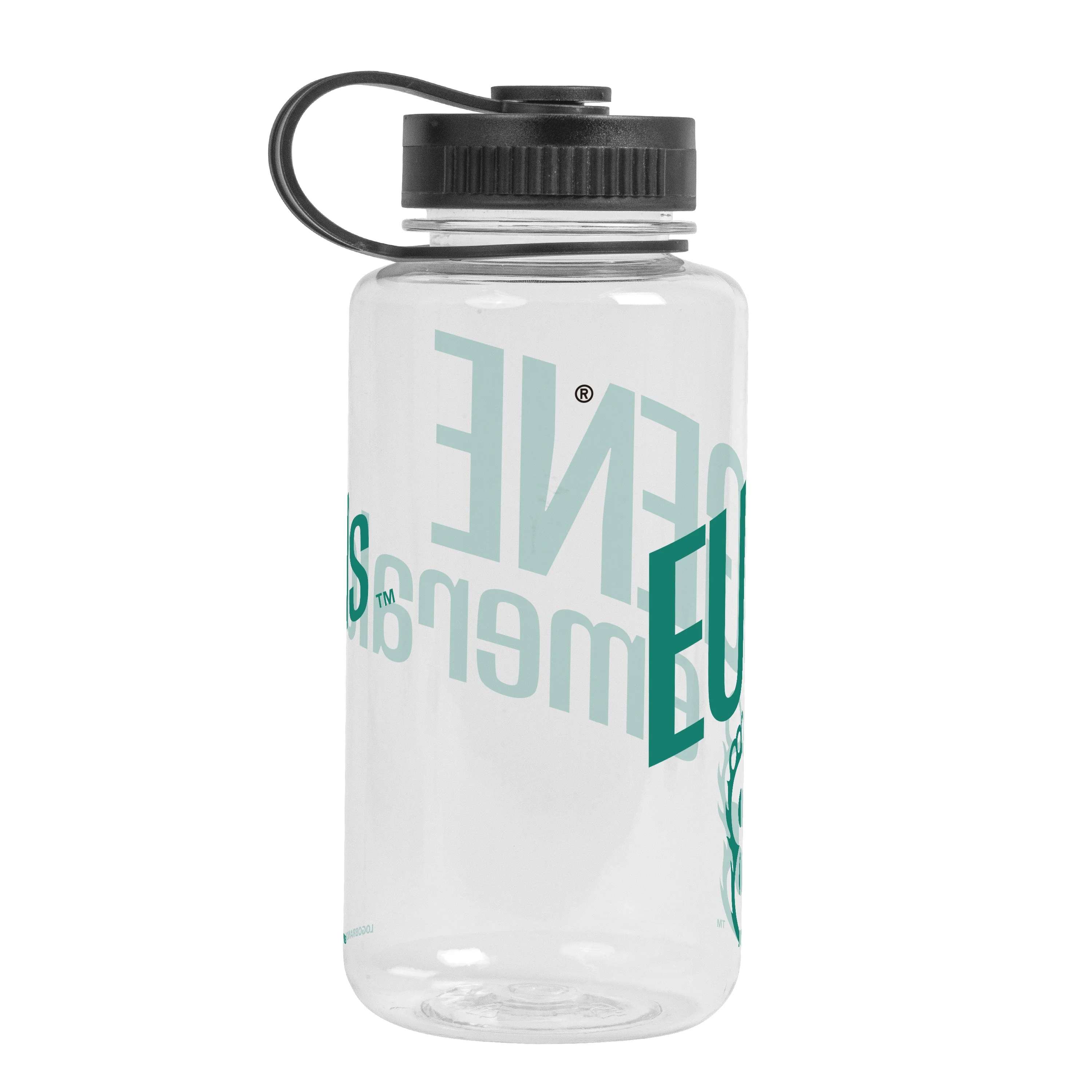 Eugene Emeralds 38 oz. Plastic Hydration Bottle - Image 3