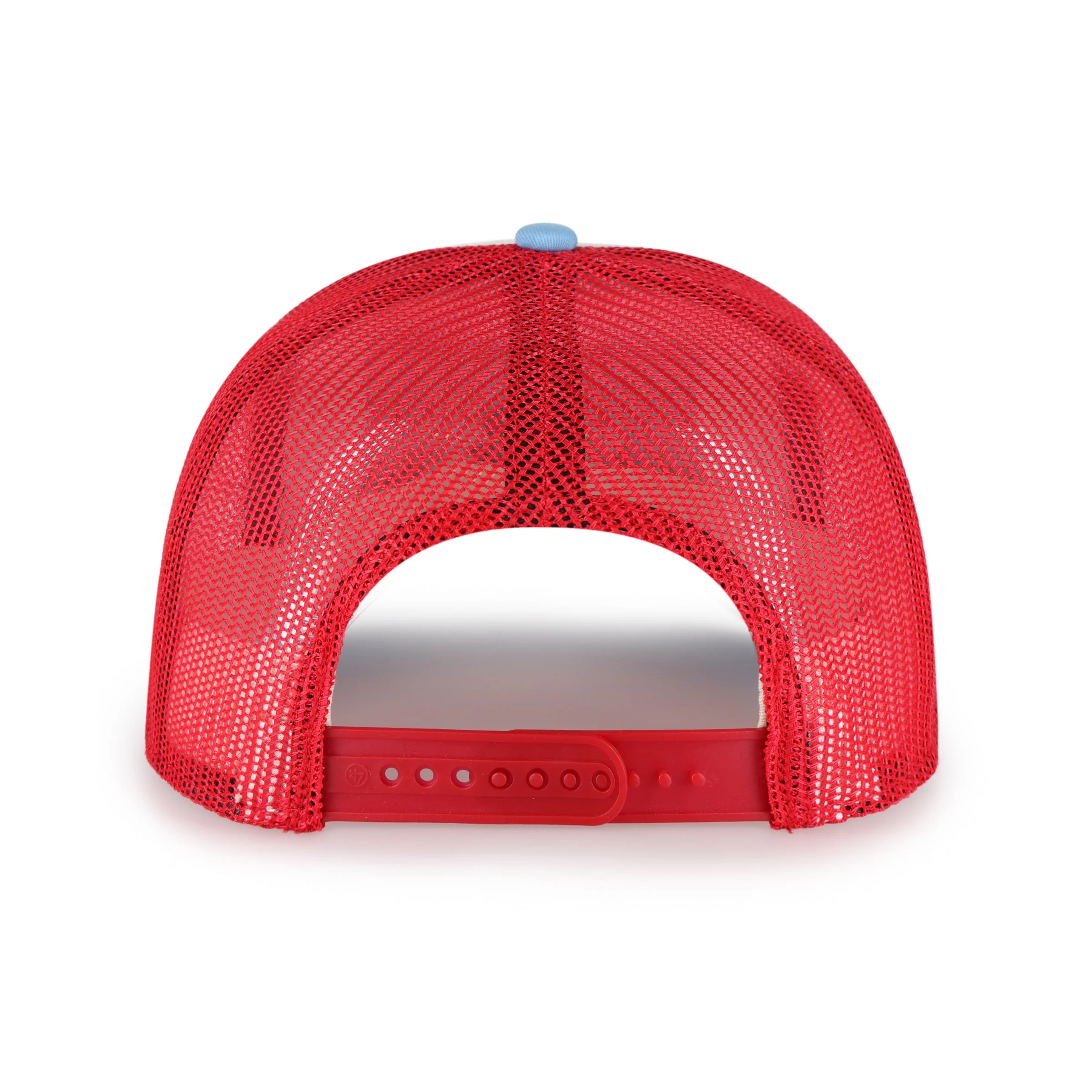 Eugene Emeralds Exploding Whales '47 Brand Drawbridge Natural Trucker Cap - Image 3
