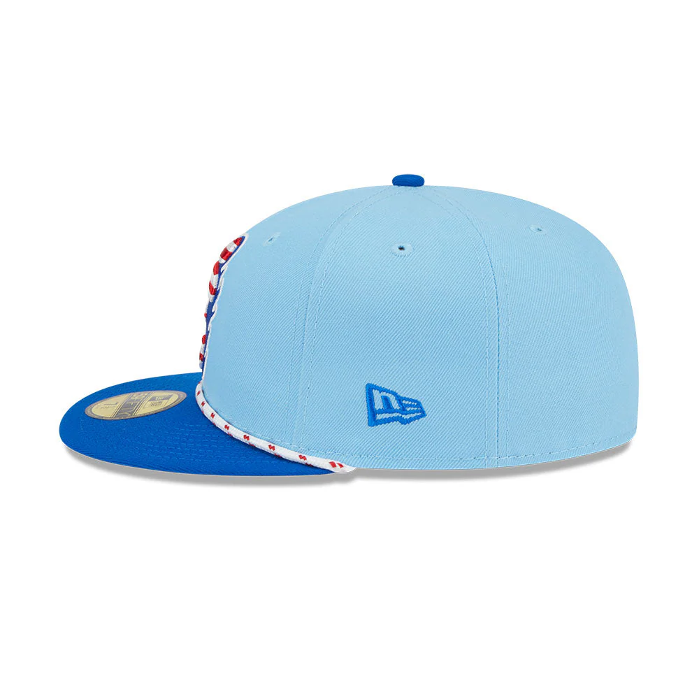 Eugene Emeralds New Era 2025 4th of July 59FIFTY On-Field Fitted Cap - Image 7