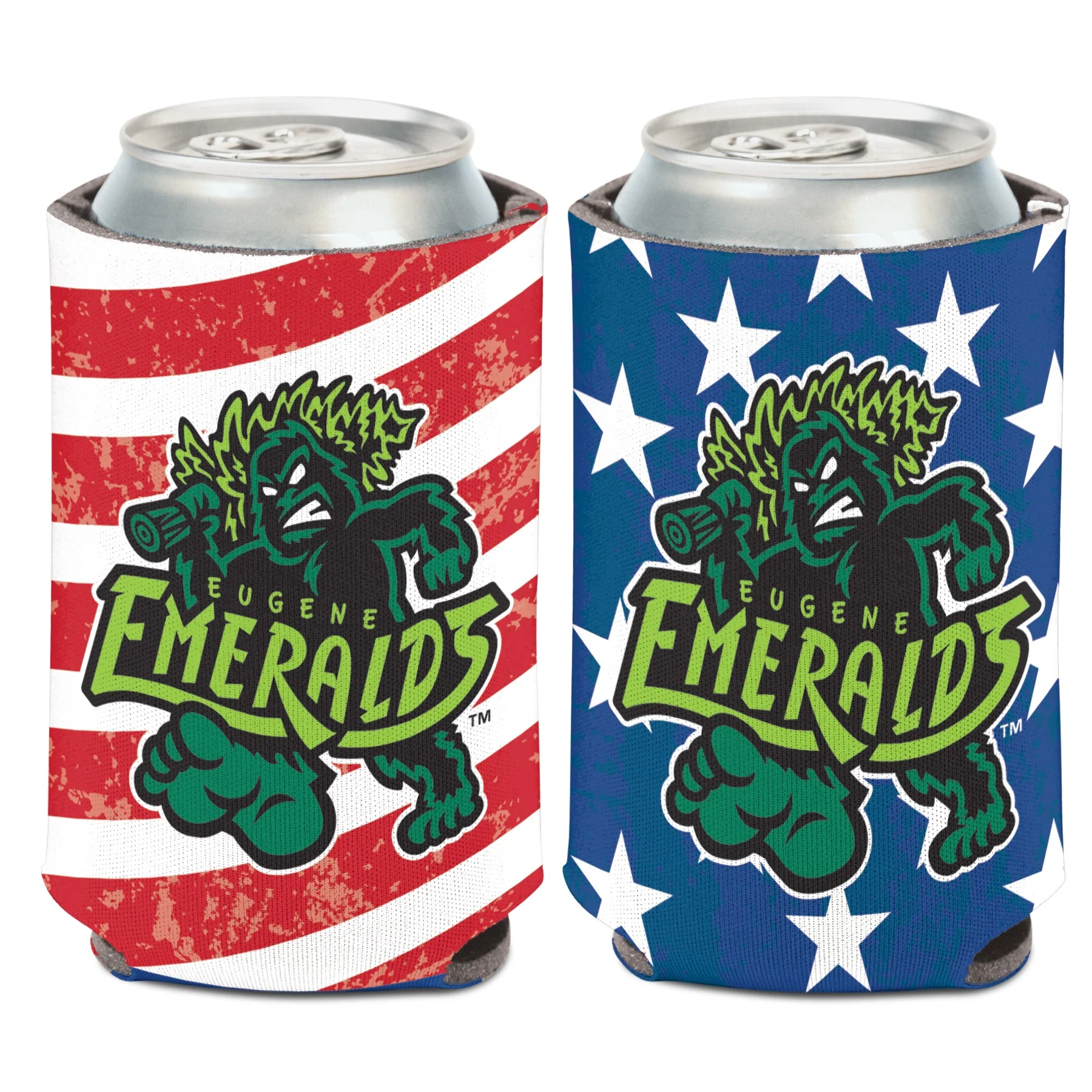 Eugene Emeralds Patriotic Koozie