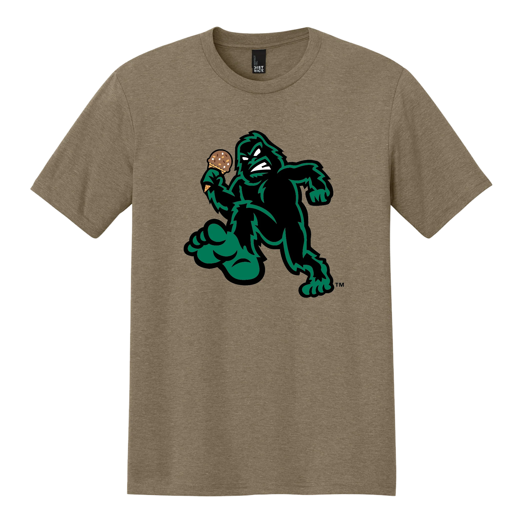 Eugene Emeralds Rocky Road Ice Cream Sasquatch T-Shirt
