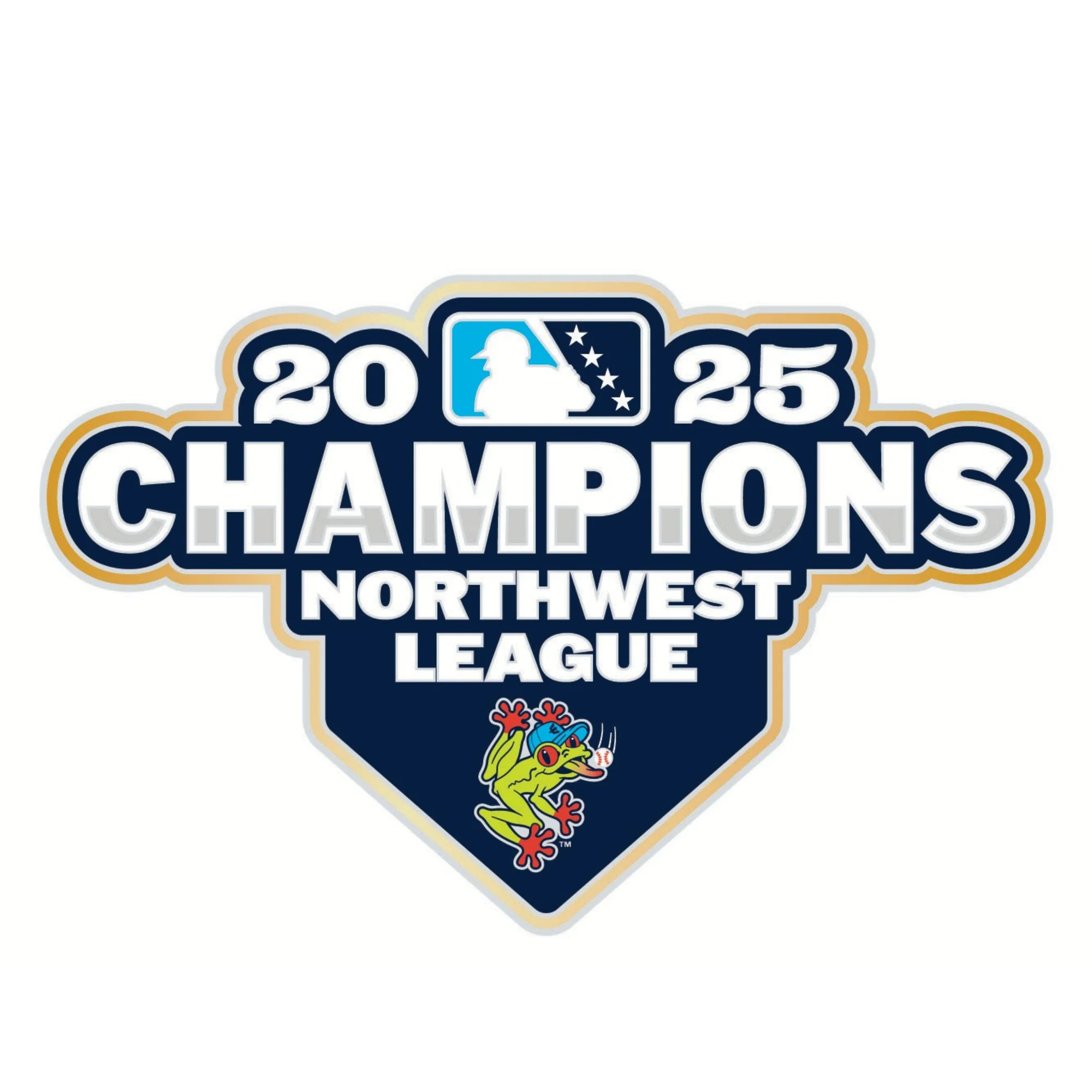 Everett AquaSox 2025 NWL Champions Pin