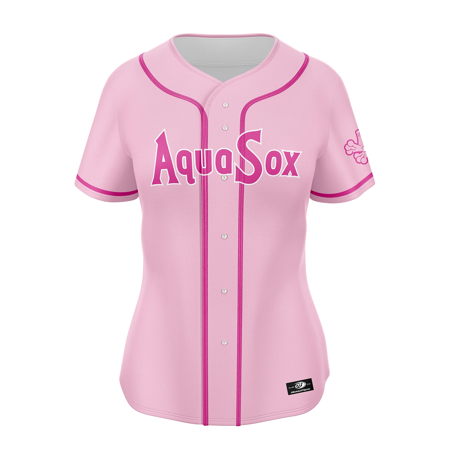 Everett AquaSox Ladies Pink Replica Jersey