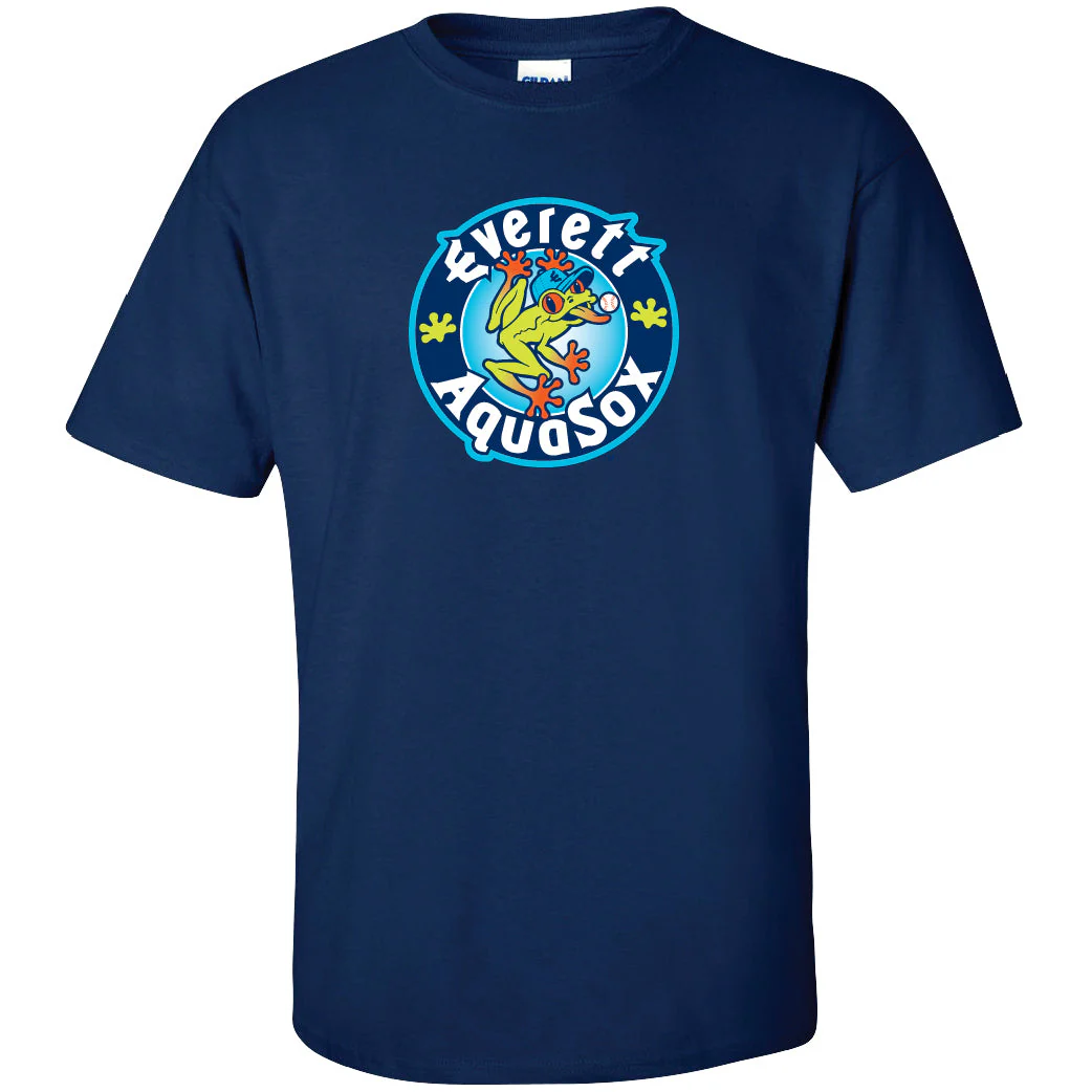 Everett AquaSox Adult Primary Logo Tee