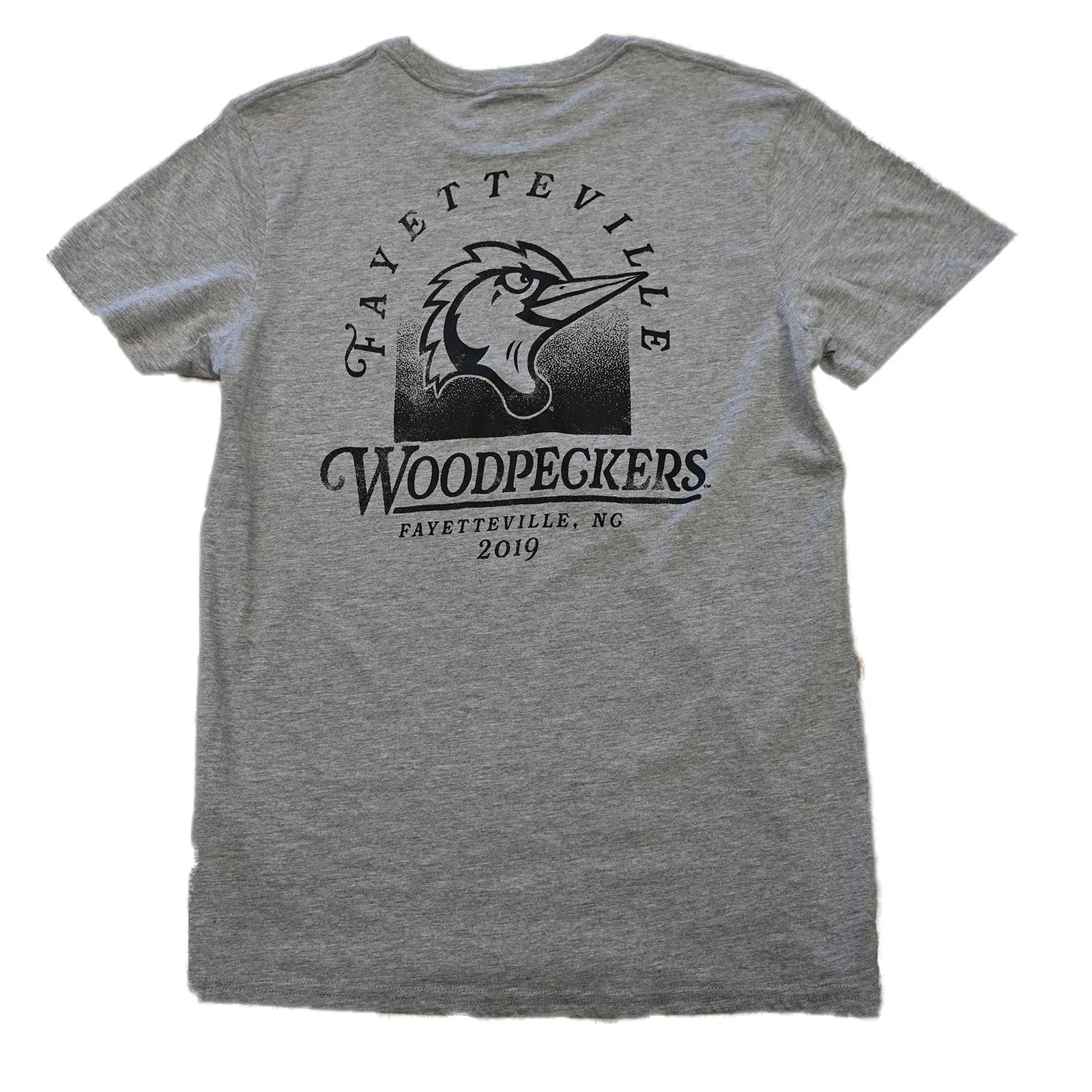 Fayetteville Woodpeckers Champion Men's Front & Back T-shirt - Image 2