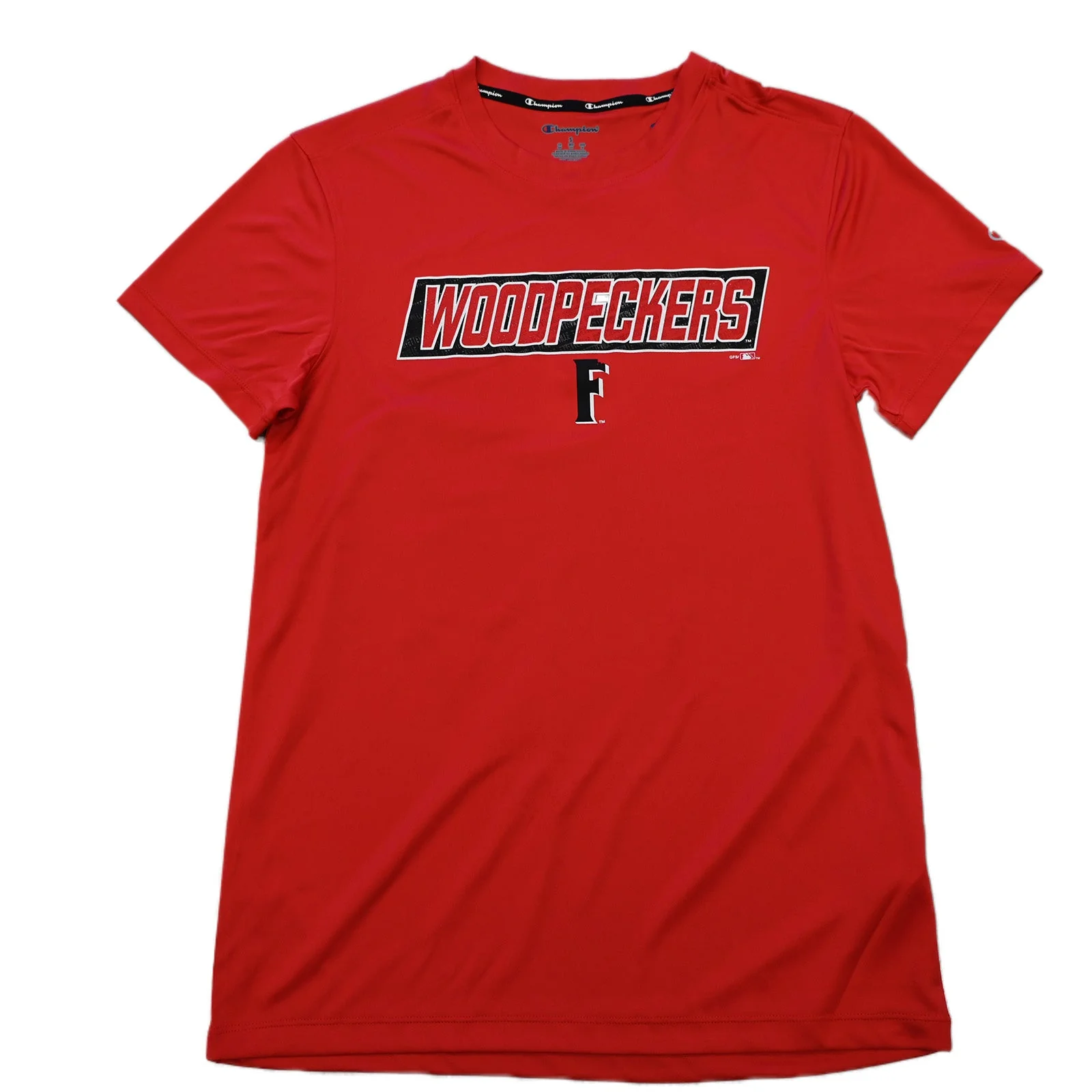 Fayetteville Woodpeckers Champion Men's Red Impact T-Shirt