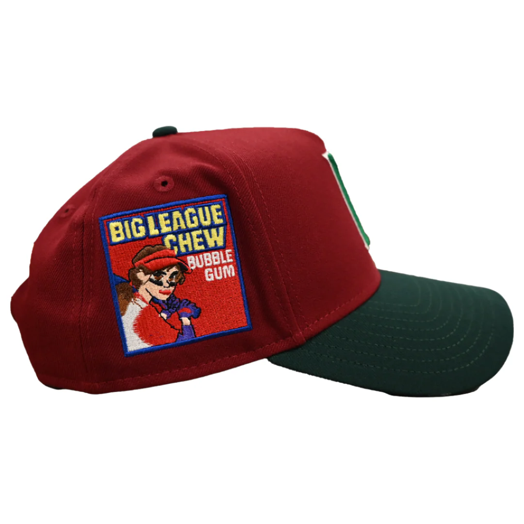 Fayetteville Woodpeckers New Era 9Forty Big League Chew Strawberry Adjustable Cap - Image 2