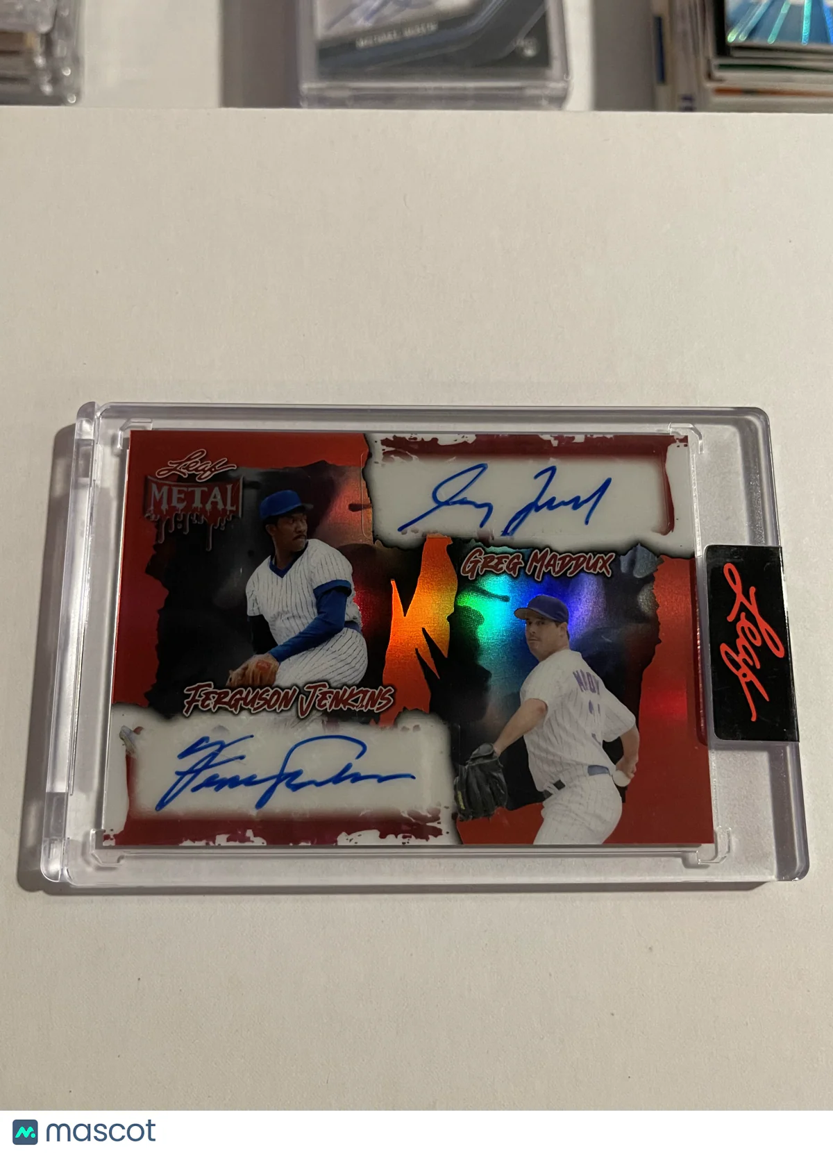 Ferguson Jenkins Greg Maddux 2025 Leaf Metal Base