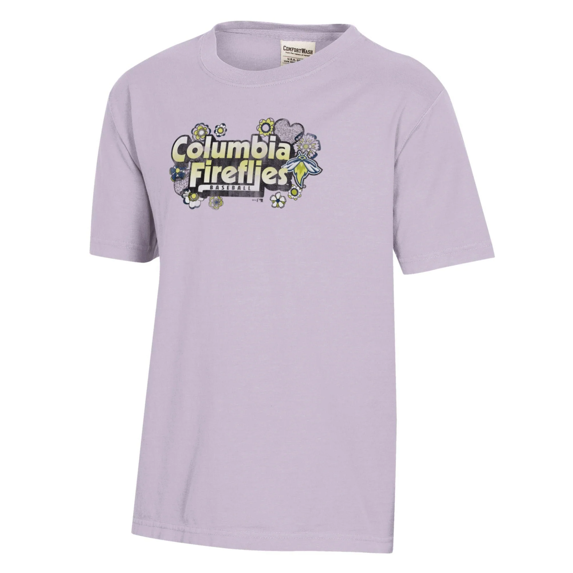 CW Fireflies Youth Girls Flower Tee
