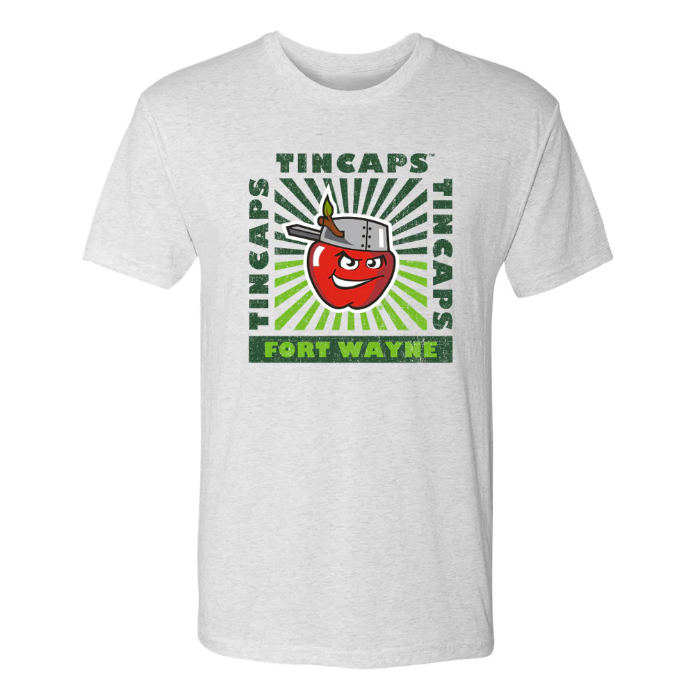 Fort Wayne TinCaps Sunspot Heather White Tee
