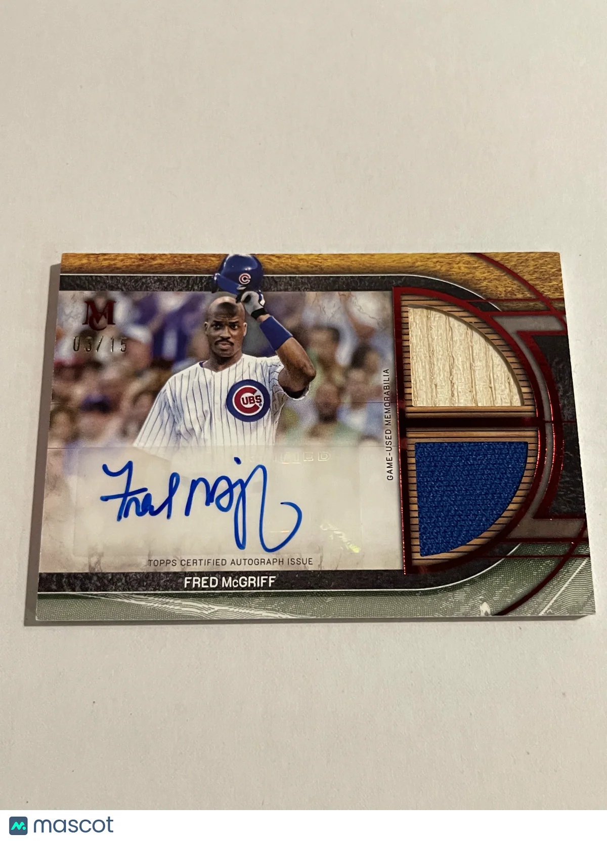 Fred McGriff 2025 Topps Museum Collection #SSDRA-