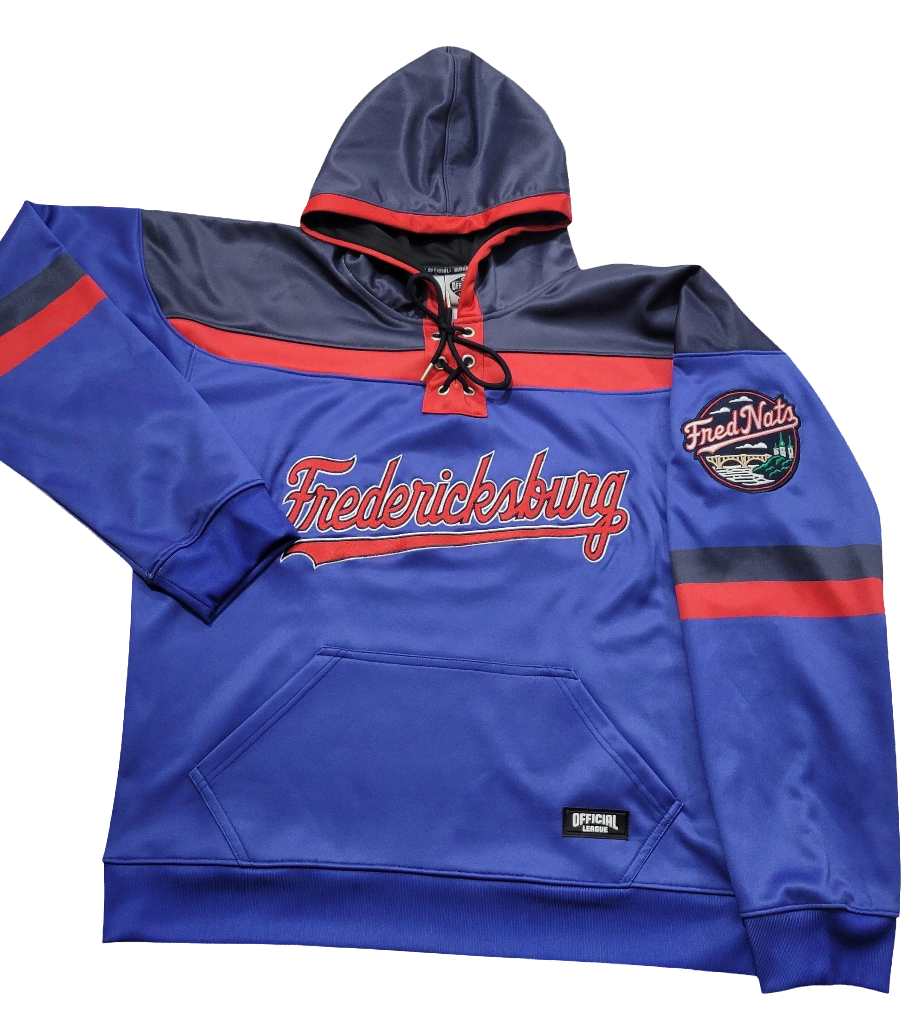 Official League Blue Hockey Hoodie