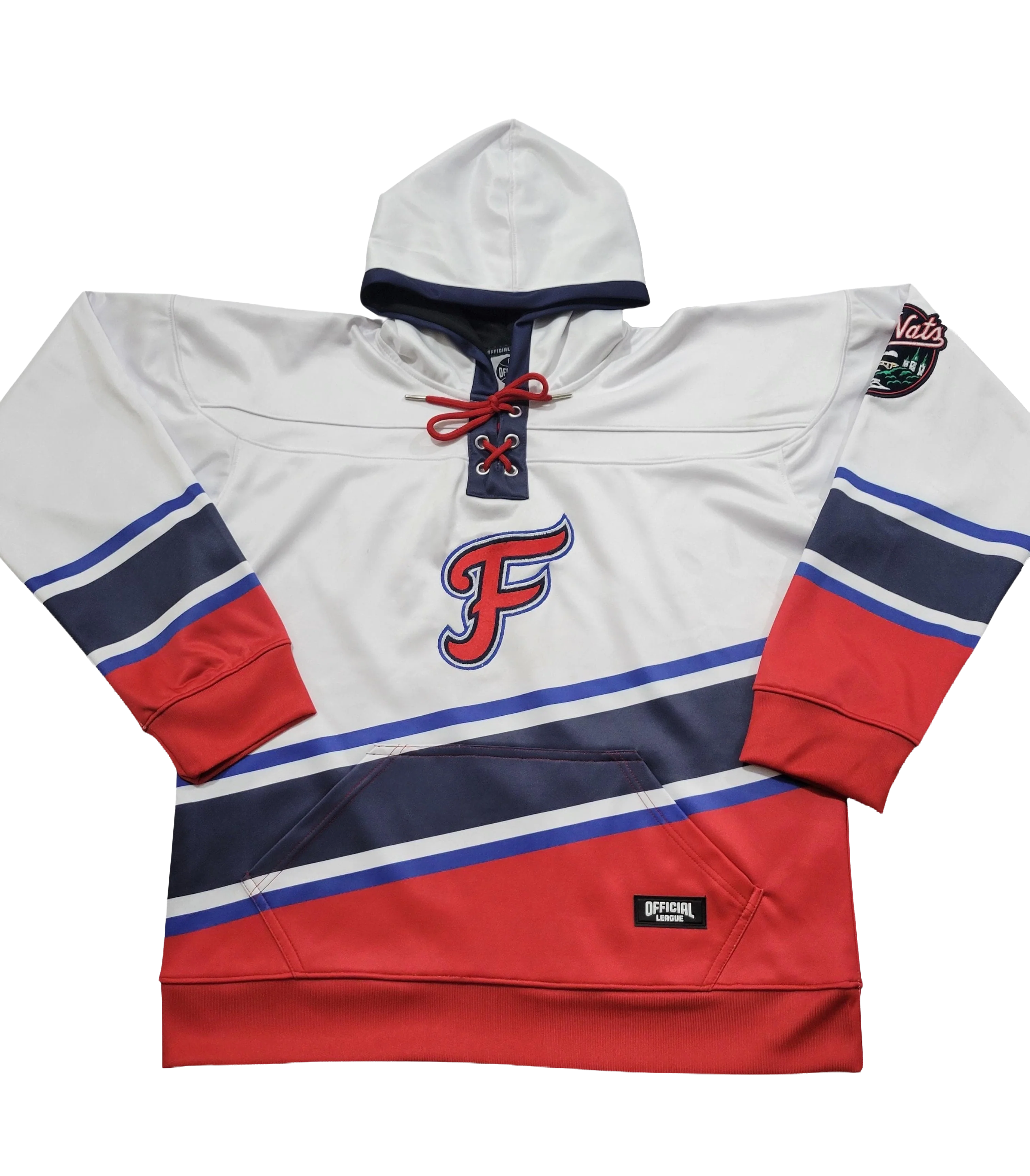 Official League White Hockey Hoodie