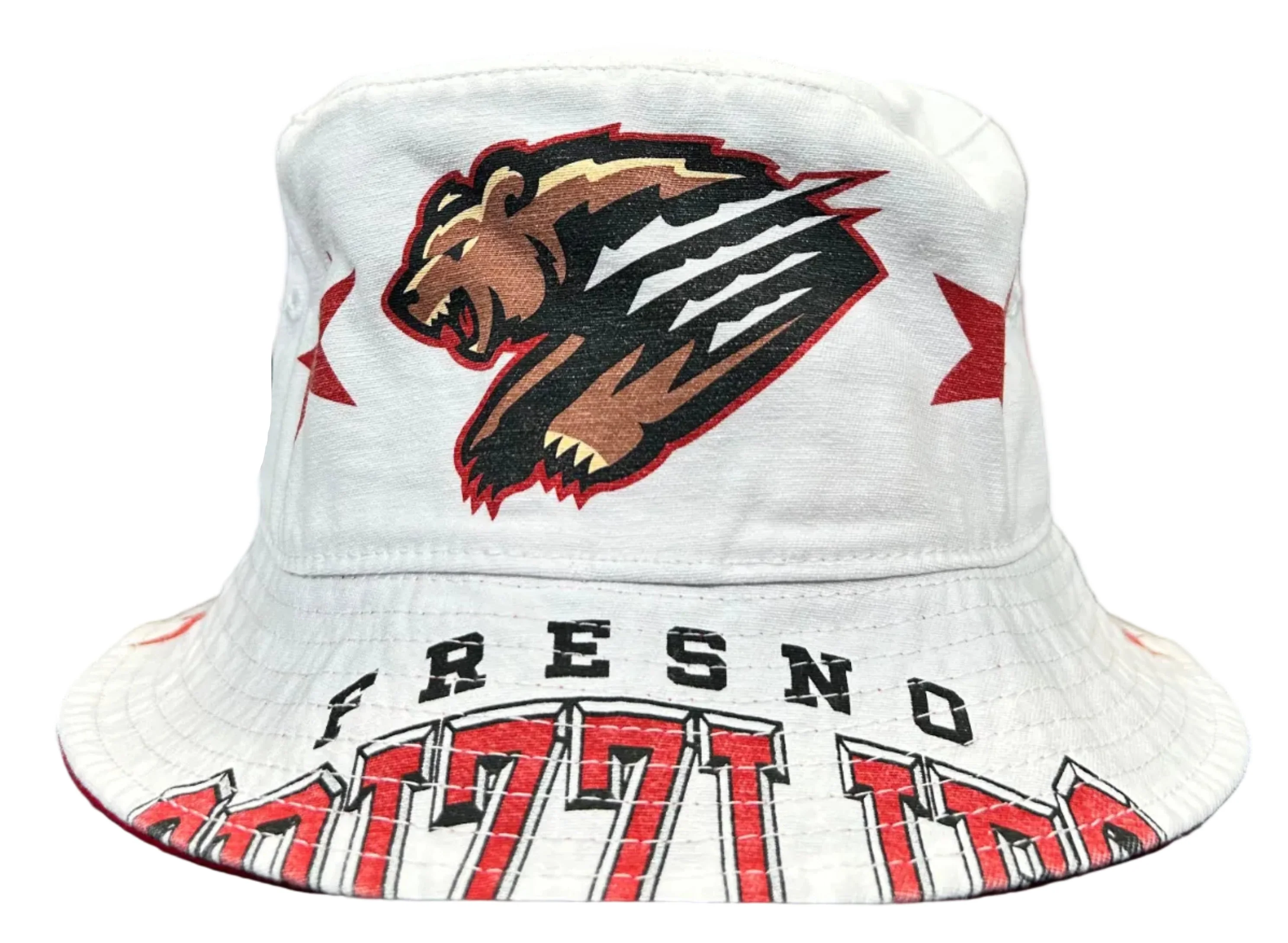 Fresno Grizzlies White Energize Bucket Hat