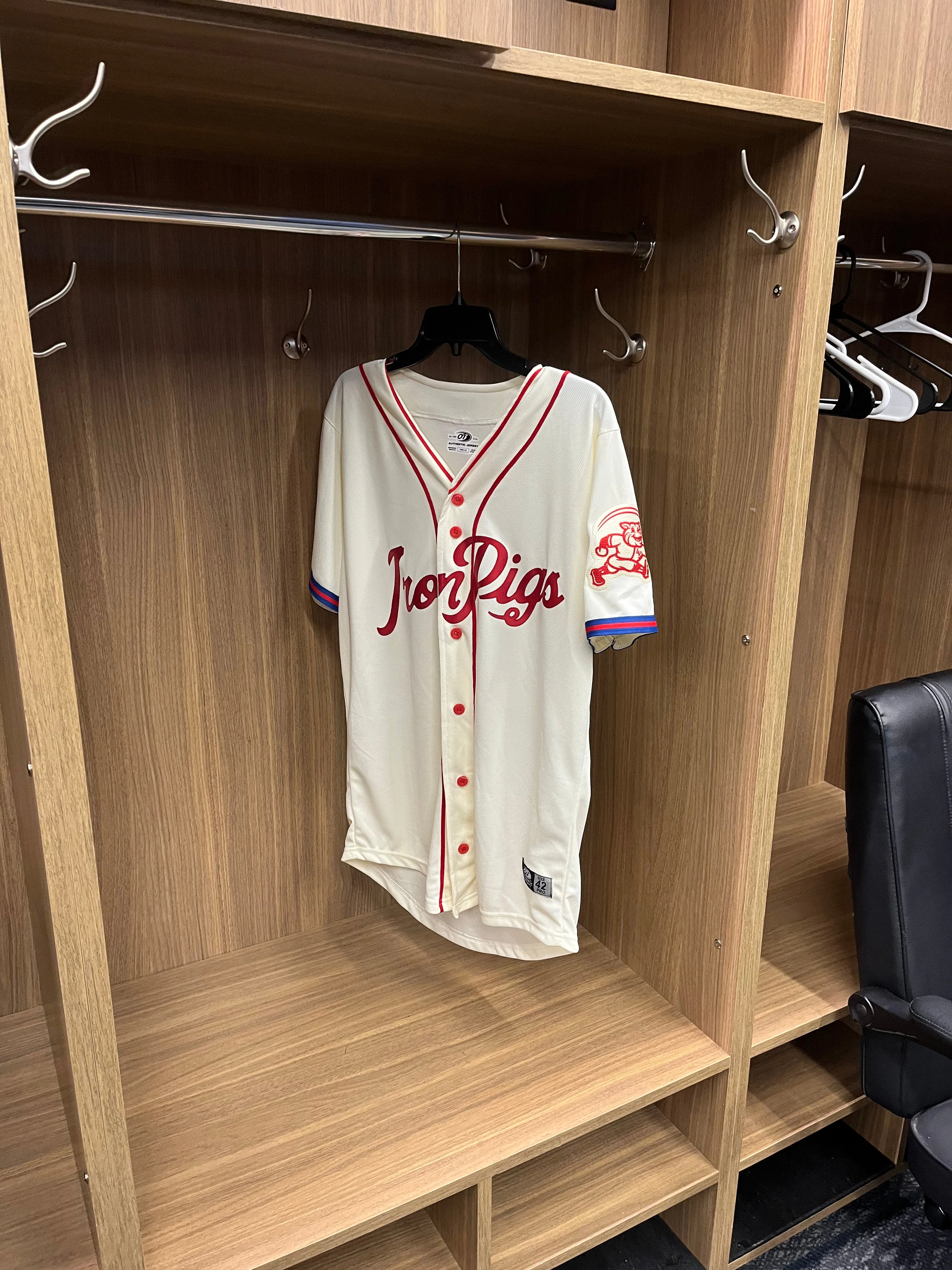 Lehigh Valley IronPigs Friday Fauxback Authentic Jersey