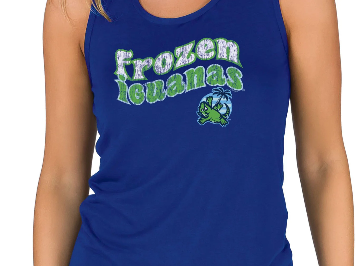 Frozen Iguanas Womens Marathon Tank