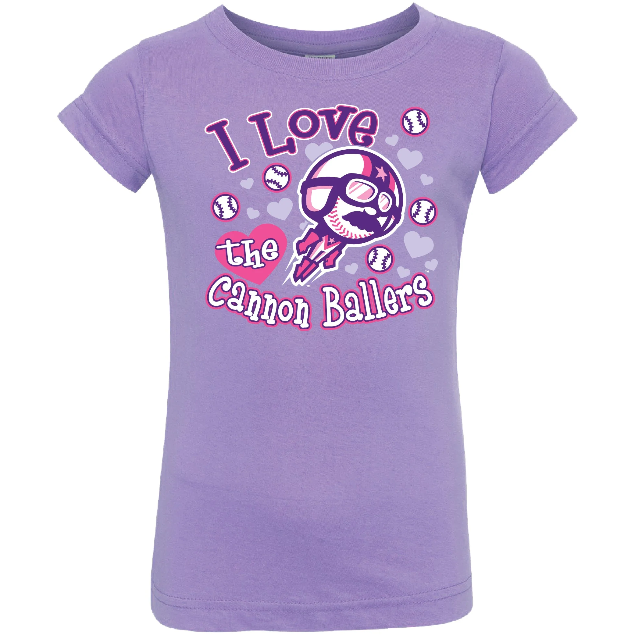 Girls Toddler Lavendar Mennan Tee