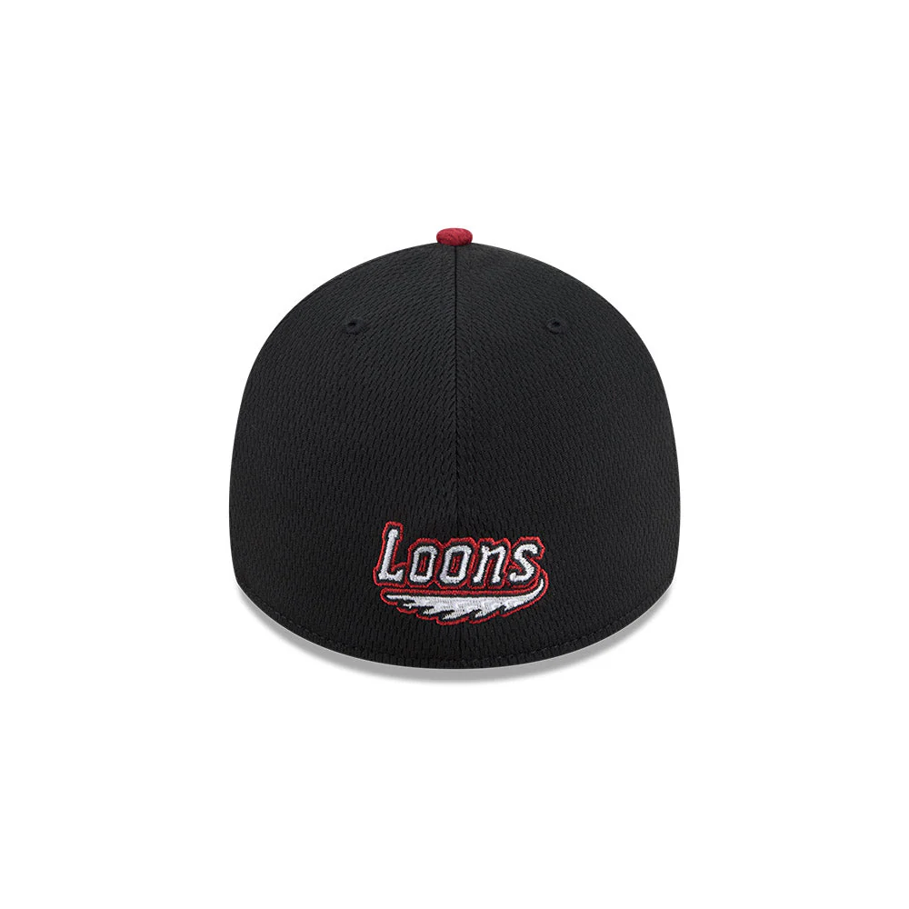 Great Lakes Loons New Era Official BP 39THIRTY Flex-Fit Cap - Image 4