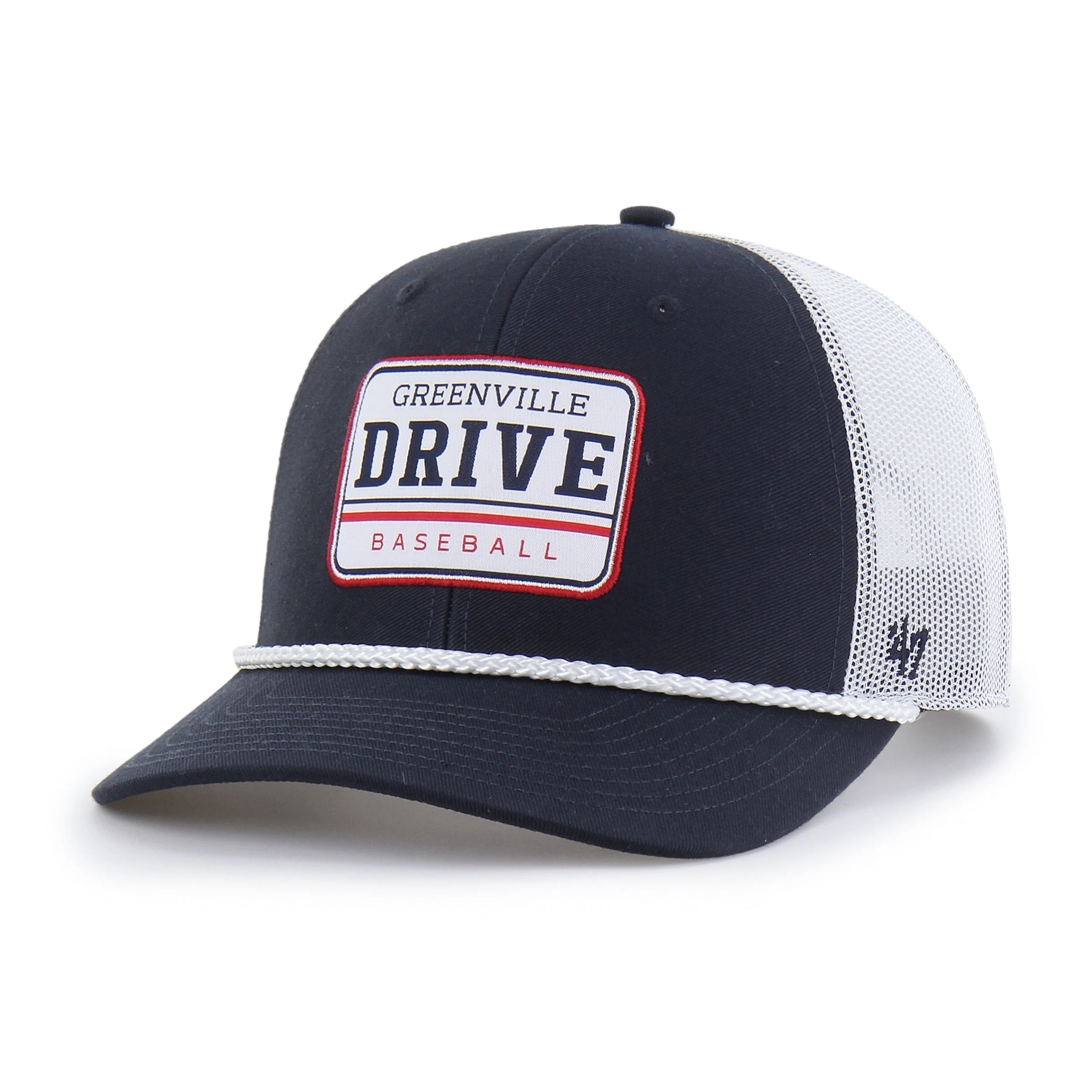 Greenville Drive 47 Brand Navy Ellington Patch Trucker Hat