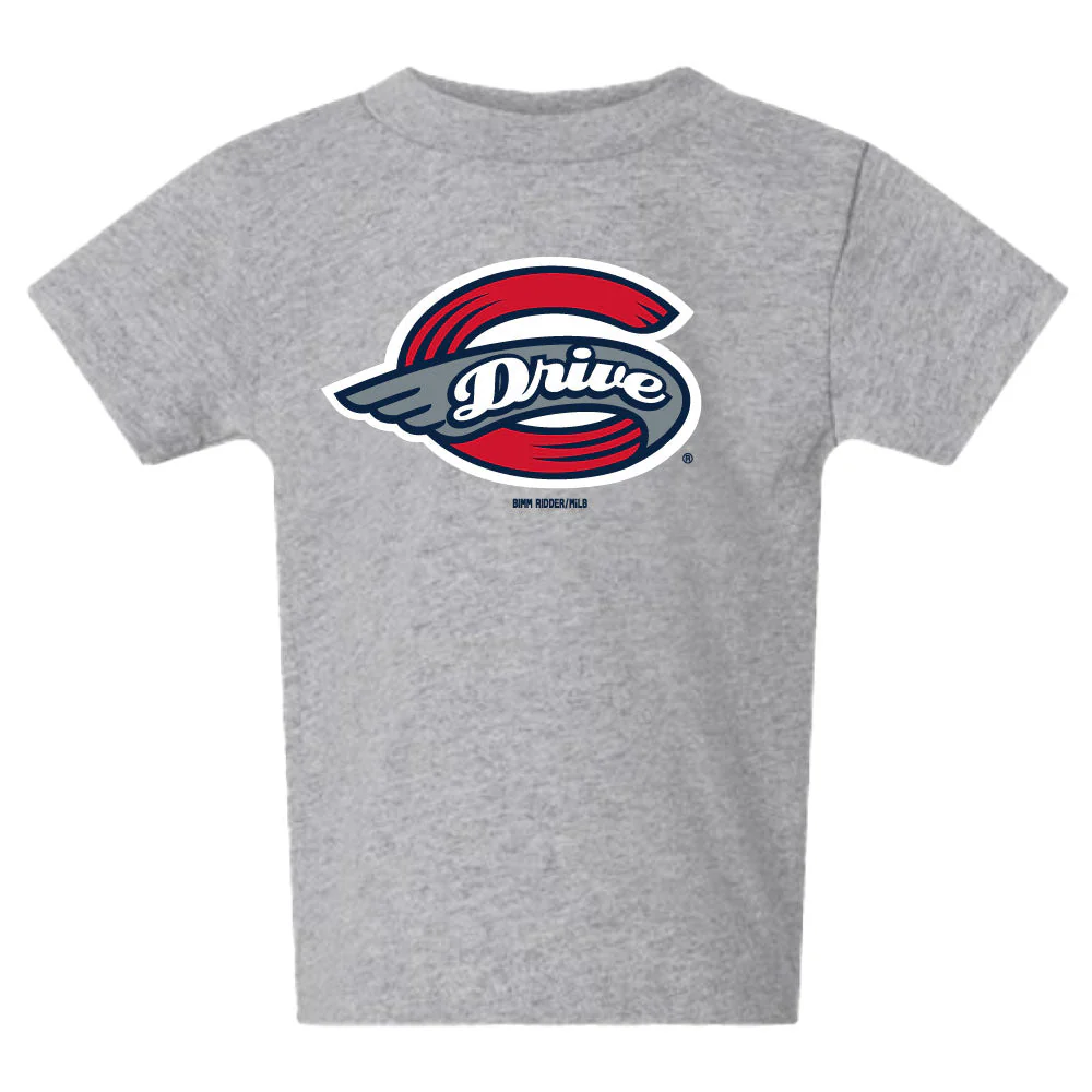 Greenville Drive Bimm Ridder Infant Gray Primary Logo Tee