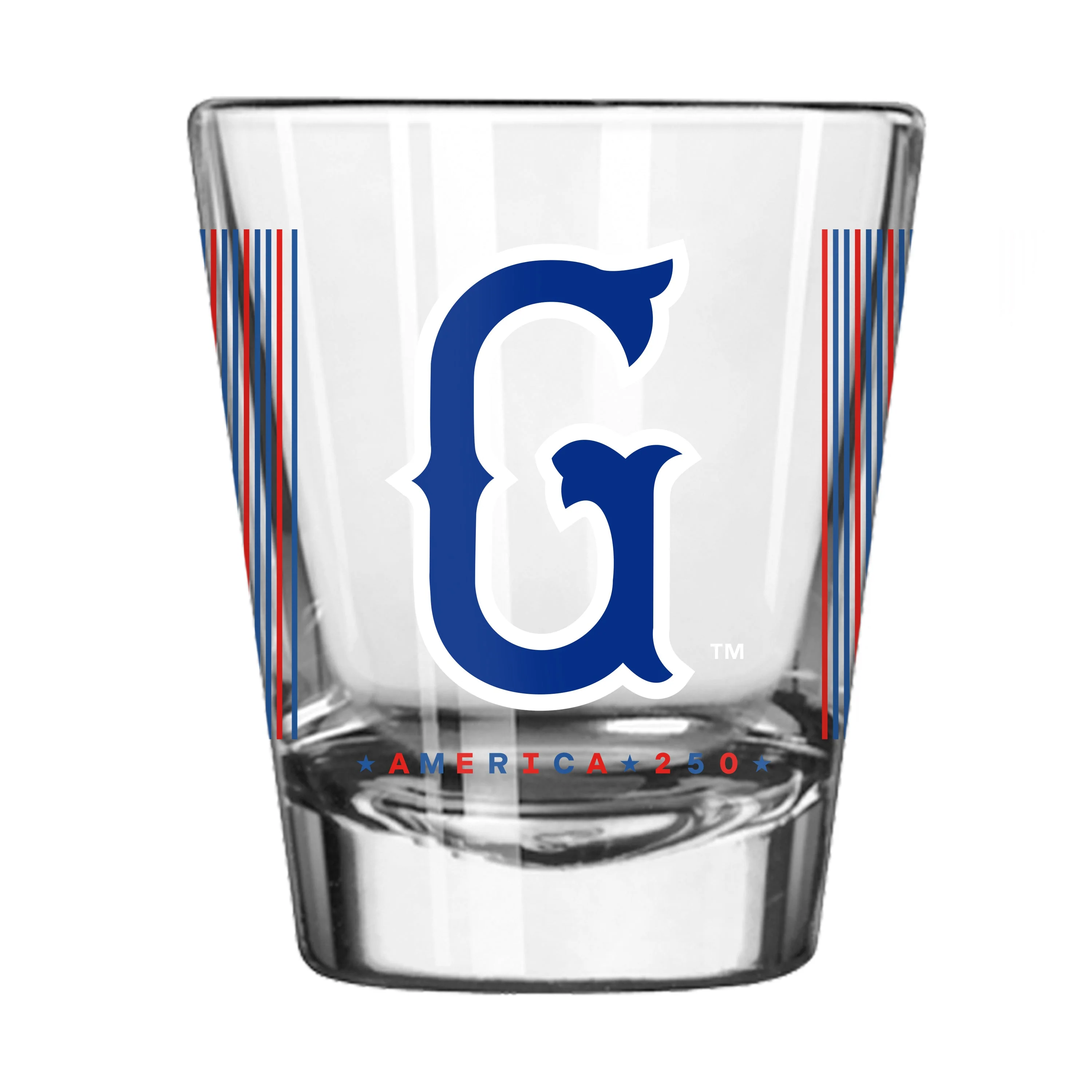 Greenville Drive Logo Brands 2oz US250 Shot Glass